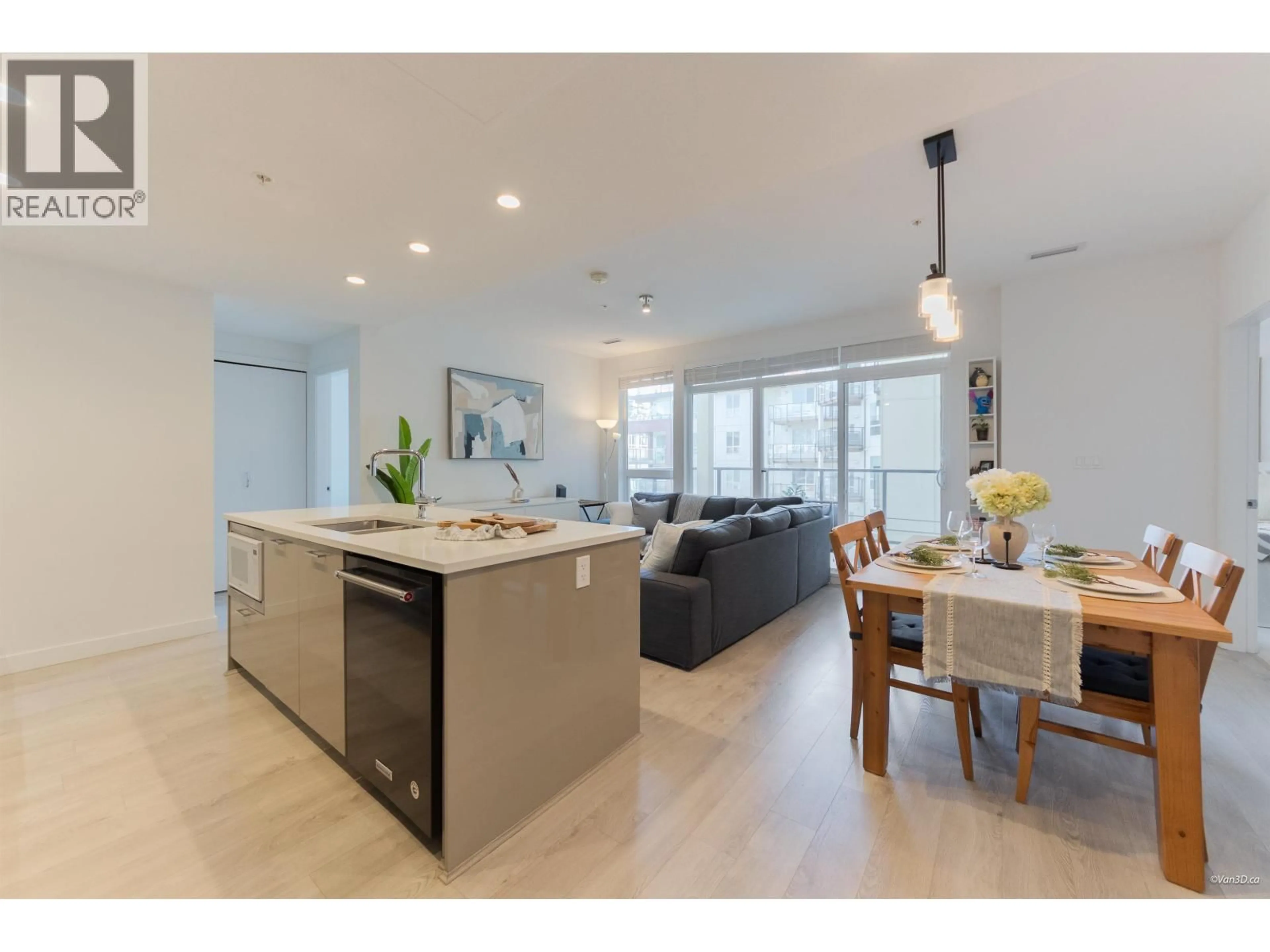 Open concept kitchen, unknown for 406 - 3581 ROSS DRIVE, Vancouver British Columbia V6S0K5