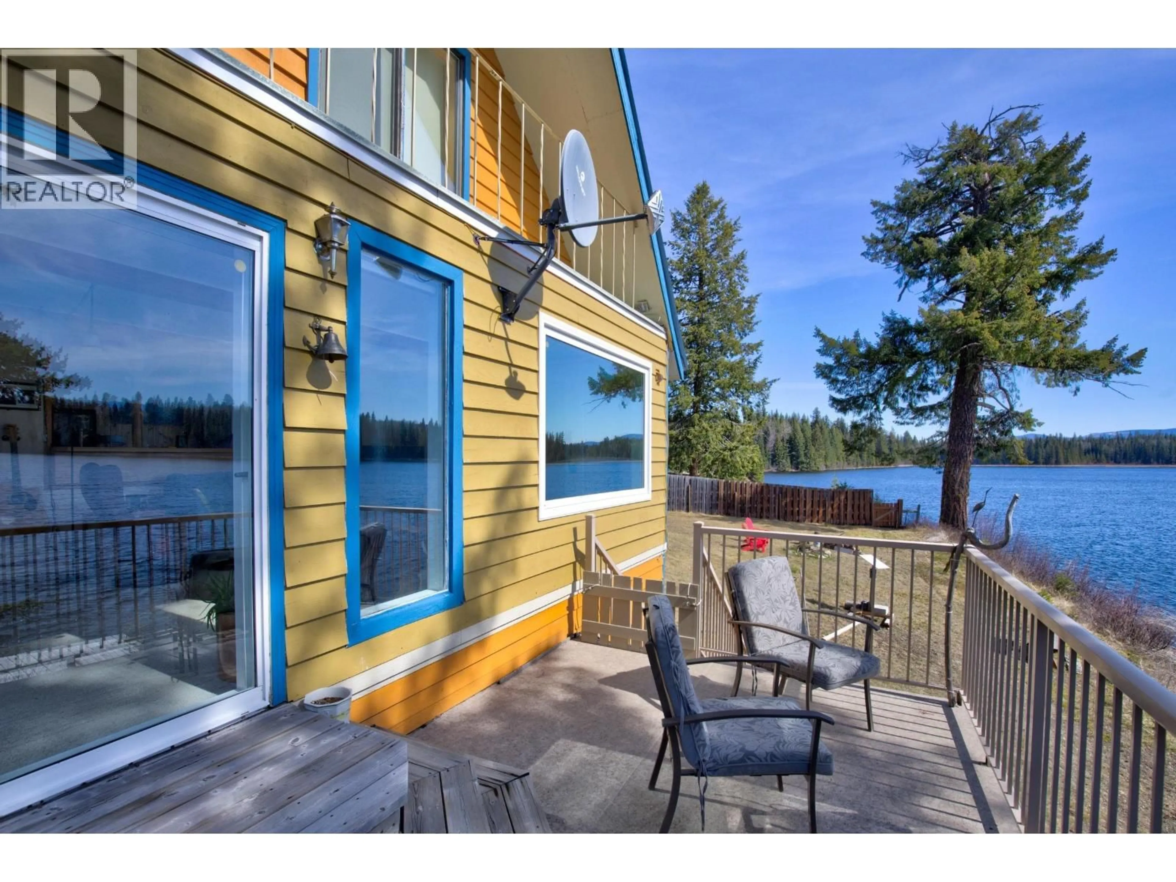 Patio, water/lake/river/ocean view for 2405 STARLIKE LAKE ROAD, Horsefly British Columbia V0L1L0