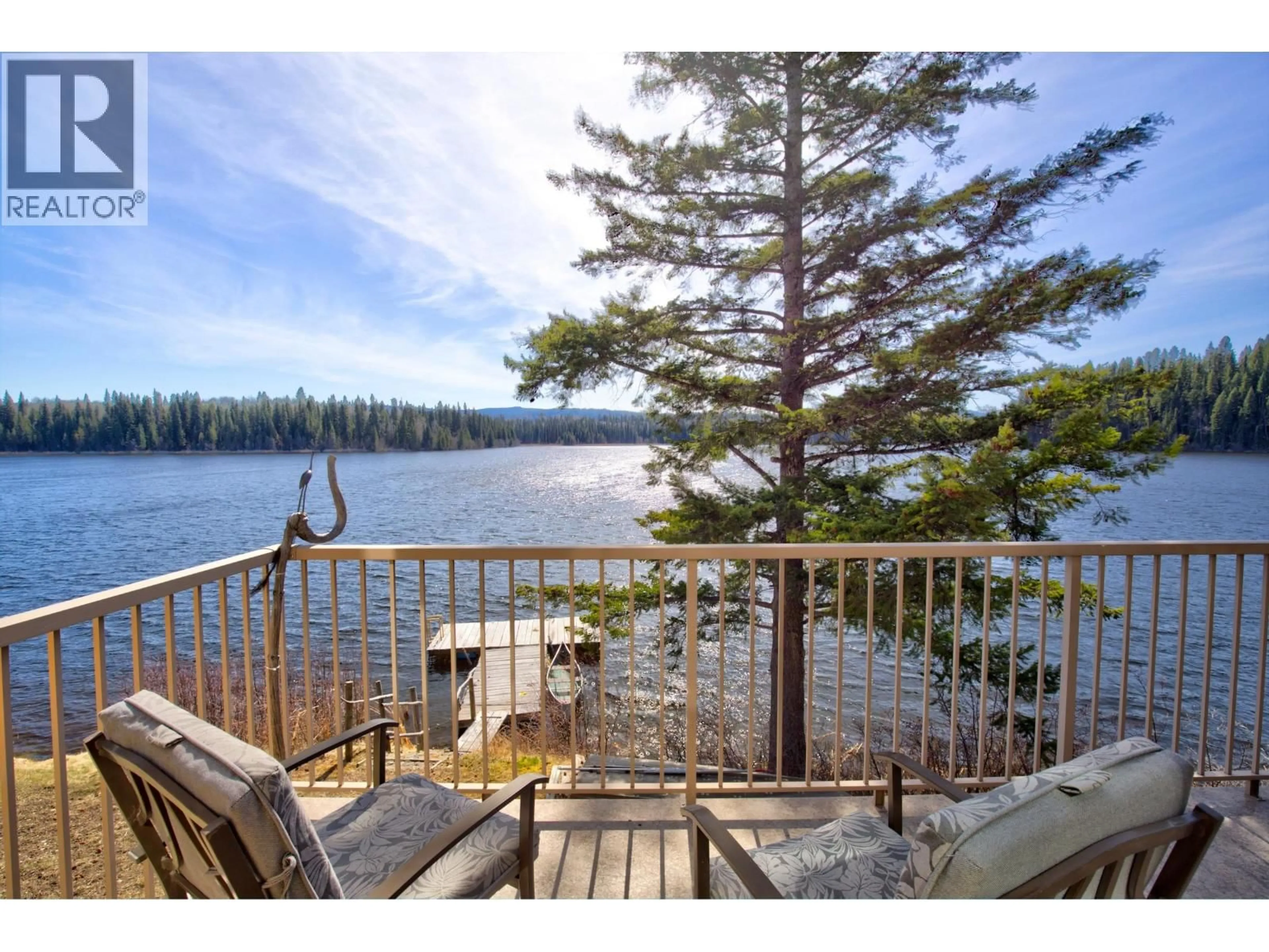 Patio, water/lake/river/ocean view for 2405 STARLIKE LAKE ROAD, Horsefly British Columbia V0L1L0