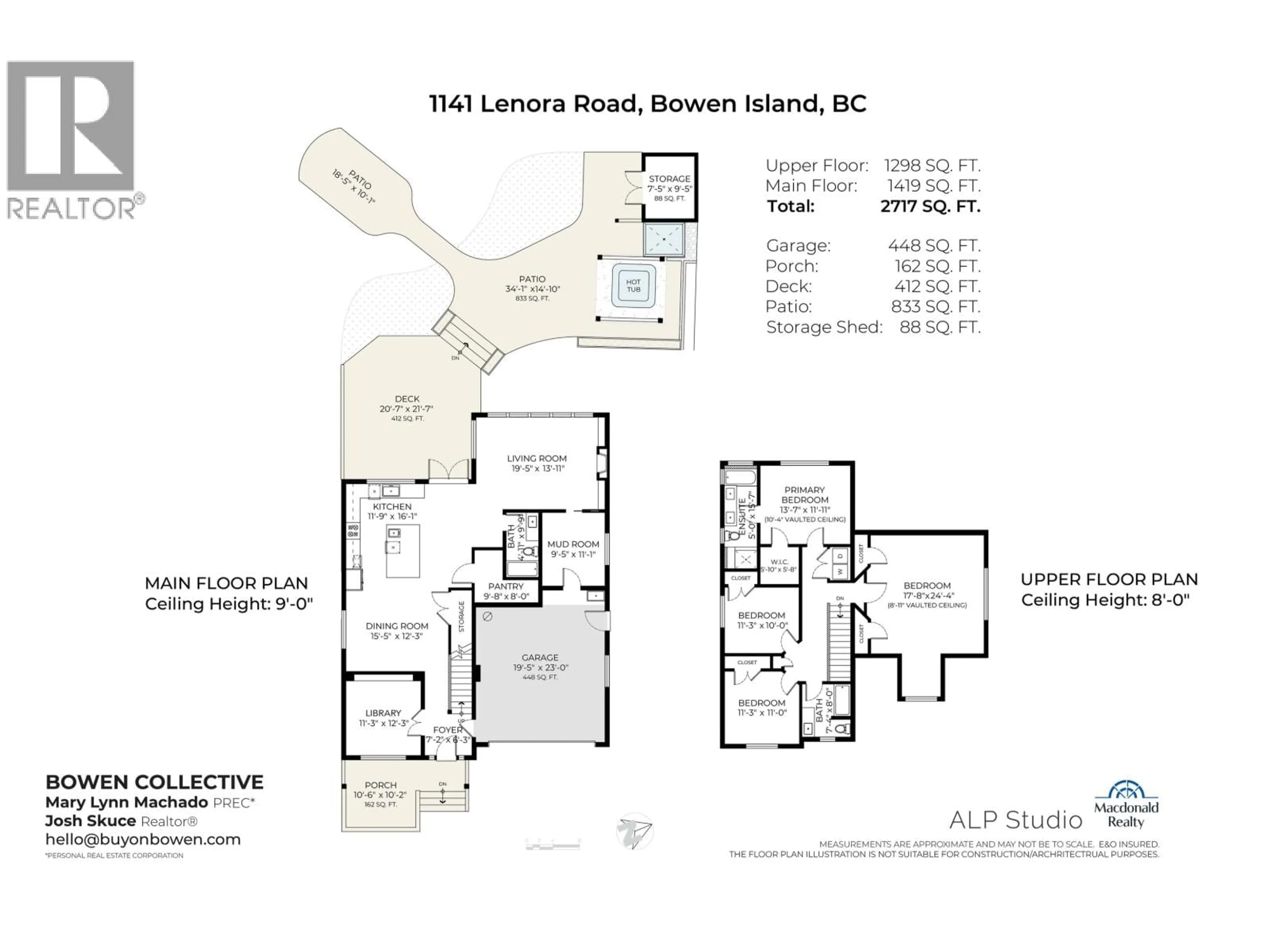 Floor plan for 1141 LENORA ROAD, Bowen Island British Columbia V0N1G1