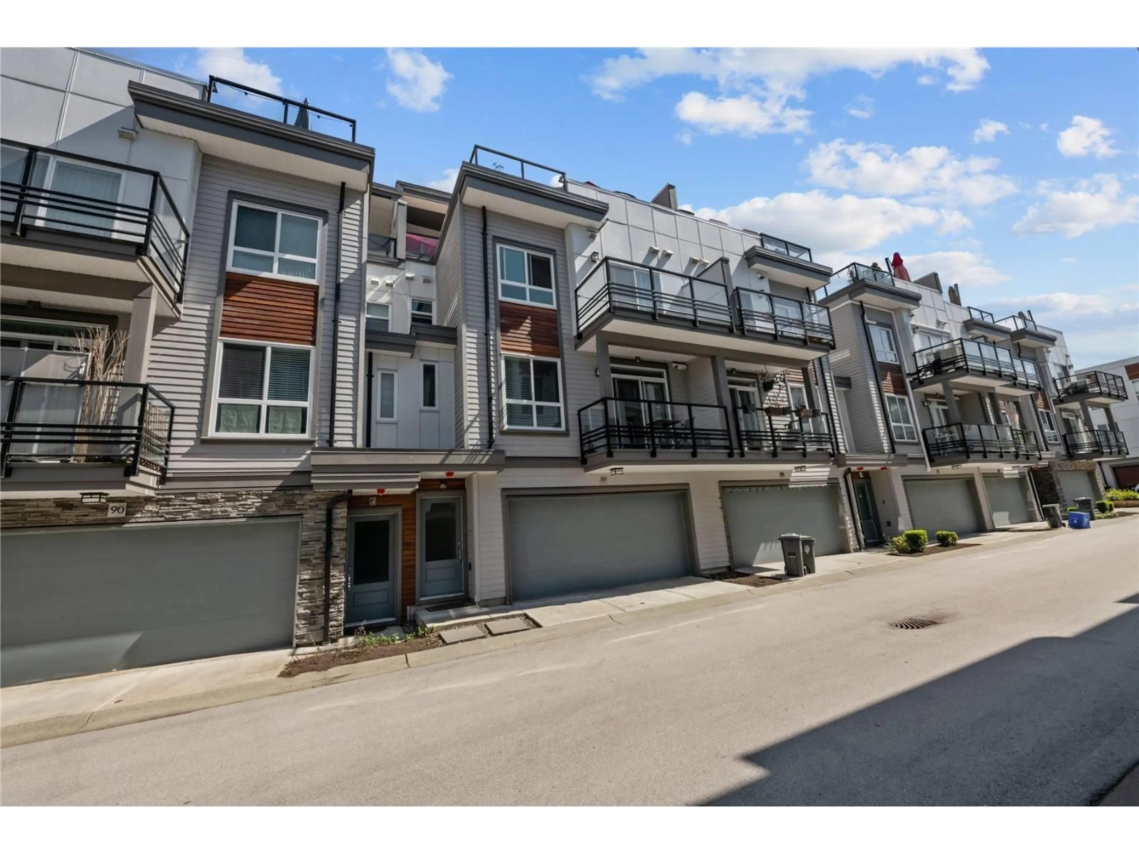 A pic from outside/outdoor area/front of a property/back of a property/a pic from drone, street for 89 - 7947 209 STREET, Langley British Columbia V2Y0Y6