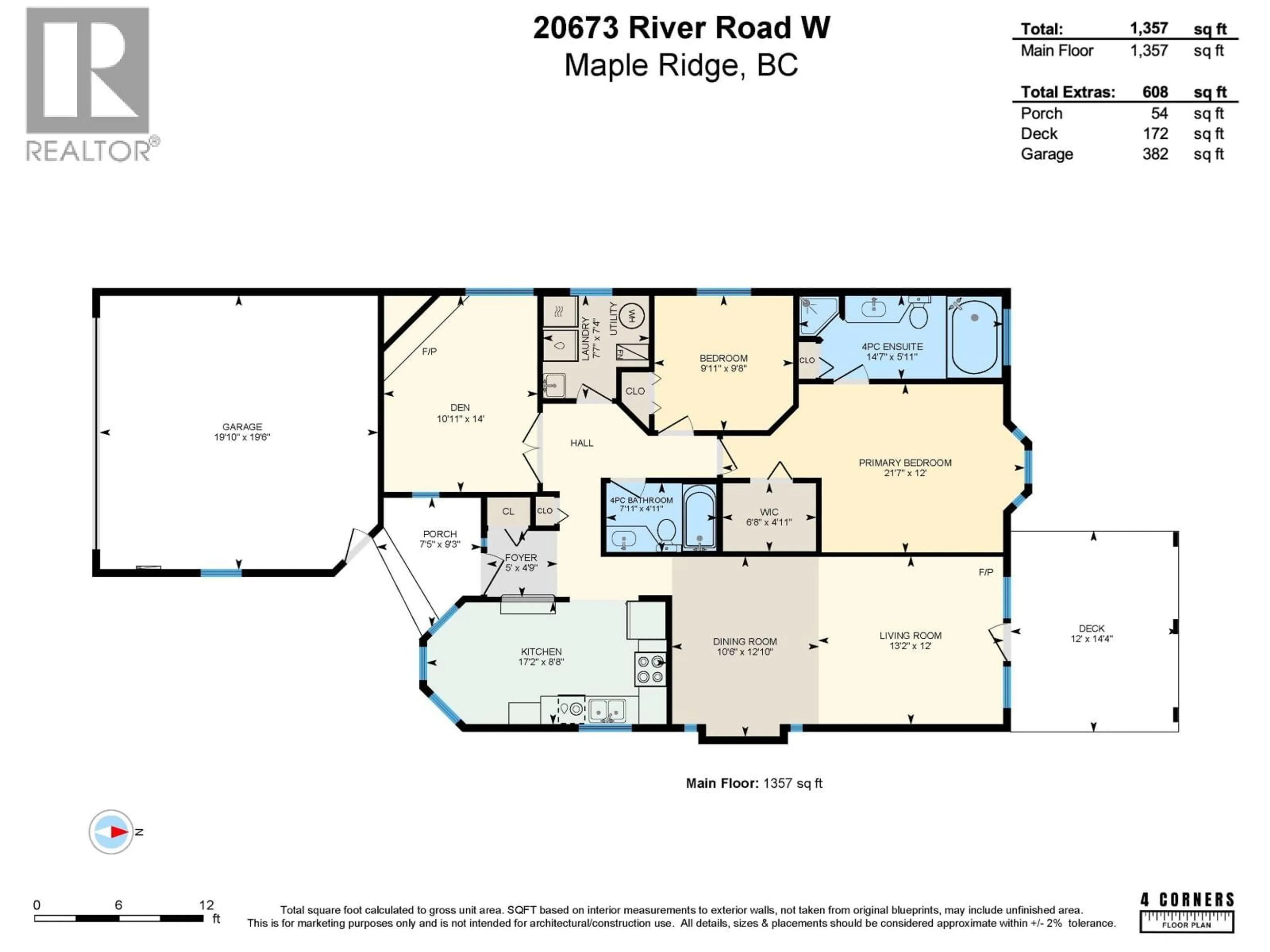 Floor plan for 20673 RIVER ROAD, Maple Ridge British Columbia V2X0P3
