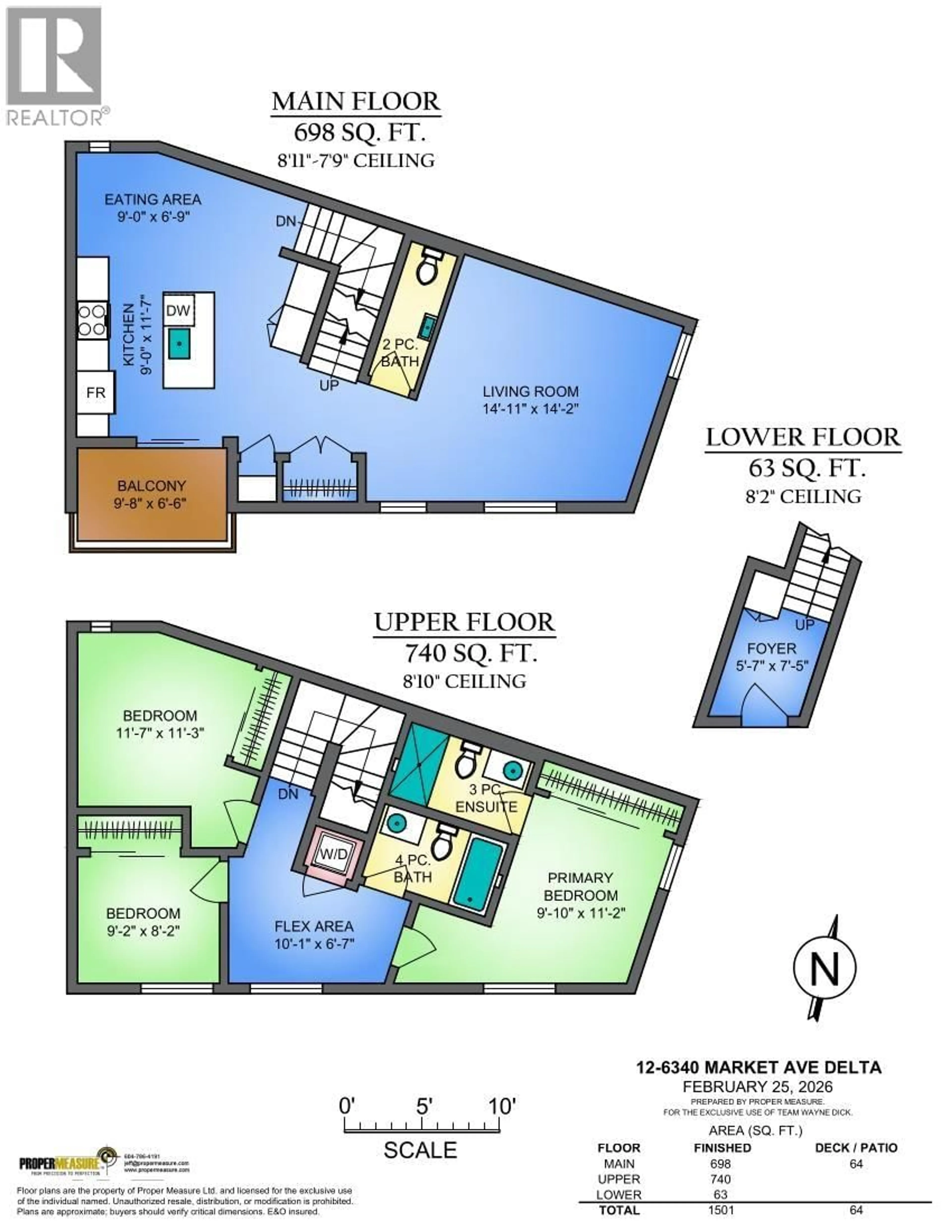 Floor plan for 12 - 6340 MARKET AVENUE, Delta British Columbia V4L0B1