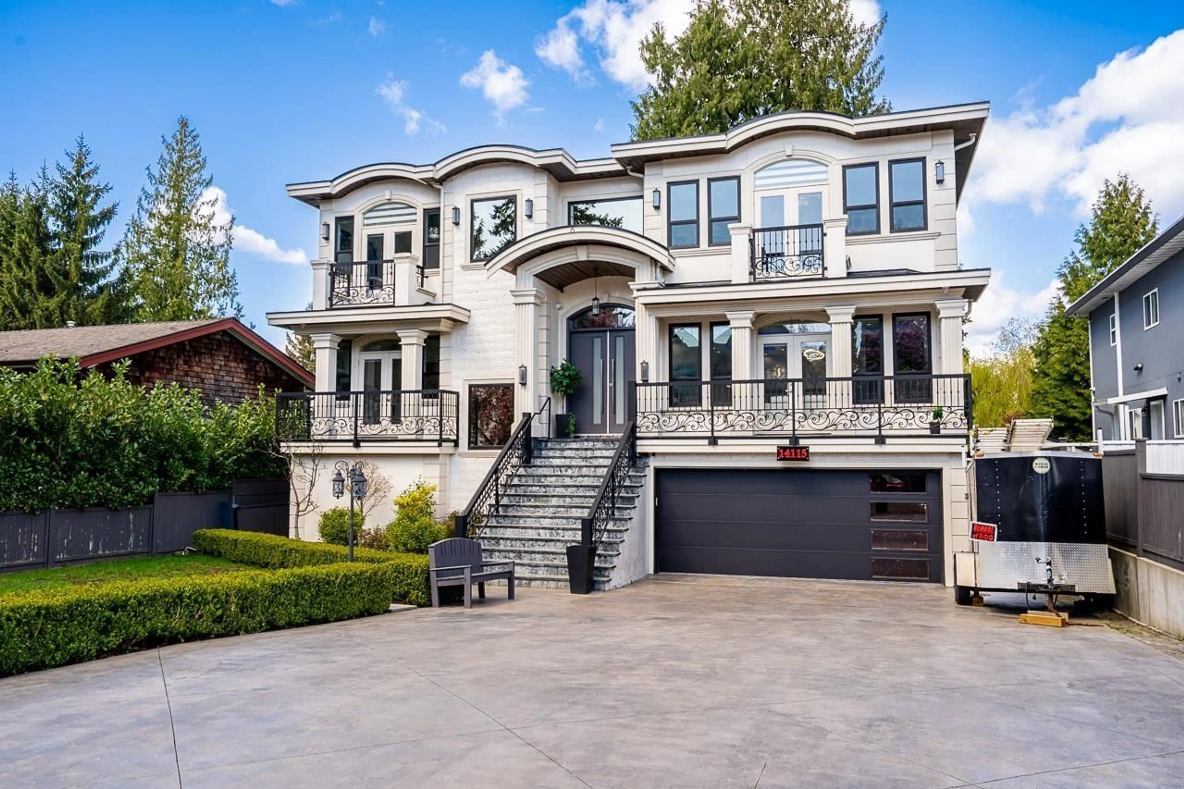 Home with brick exterior material, street for 14115 76 AVENUE, Surrey British Columbia V3W6K7