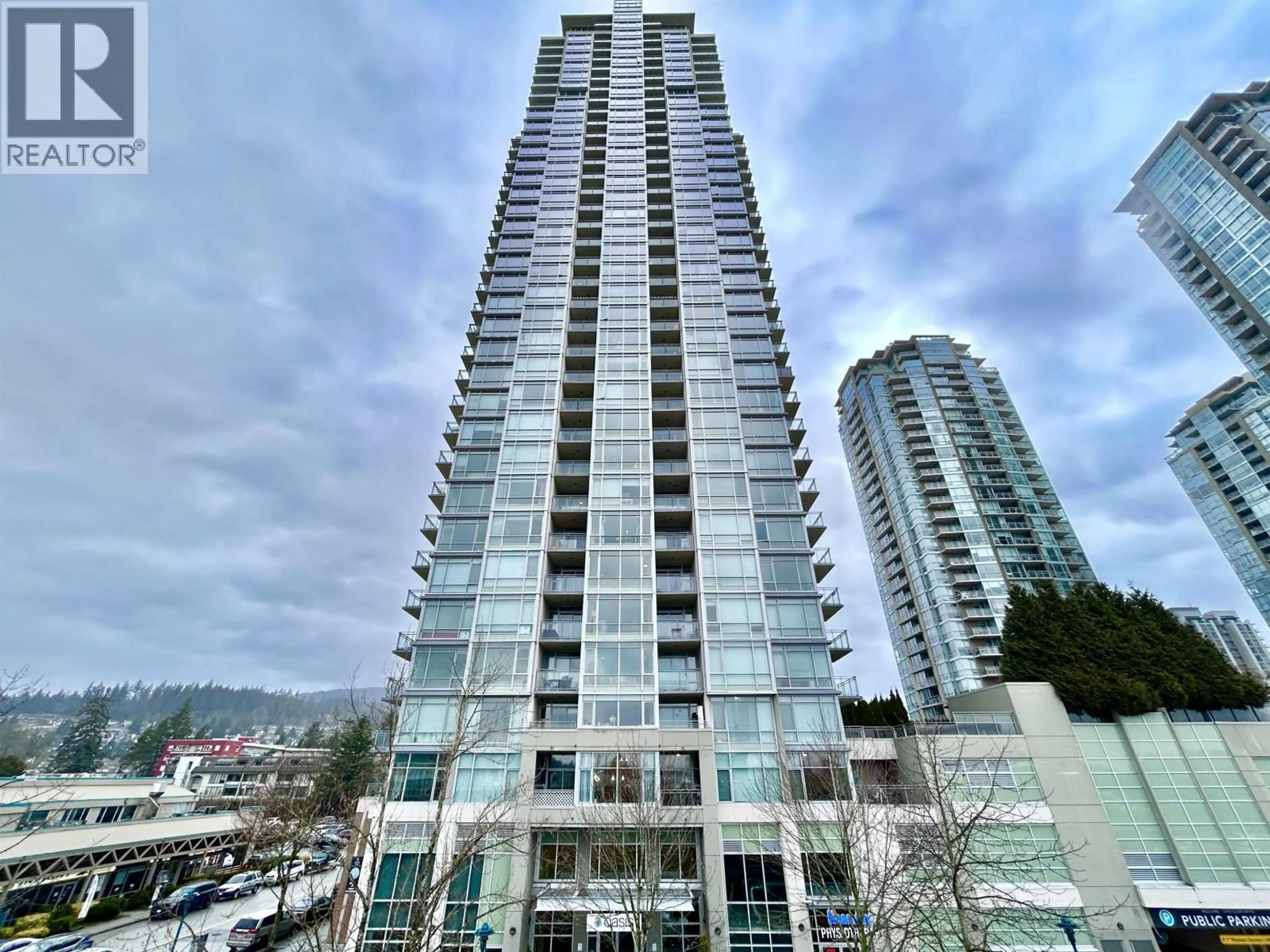 A pic from outside/outdoor area/front of a property/back of a property/a pic from drone, city buildings view from balcony for 2909 - 2955 ATLANTIC AVENUE, Coquitlam British Columbia V3B0H9