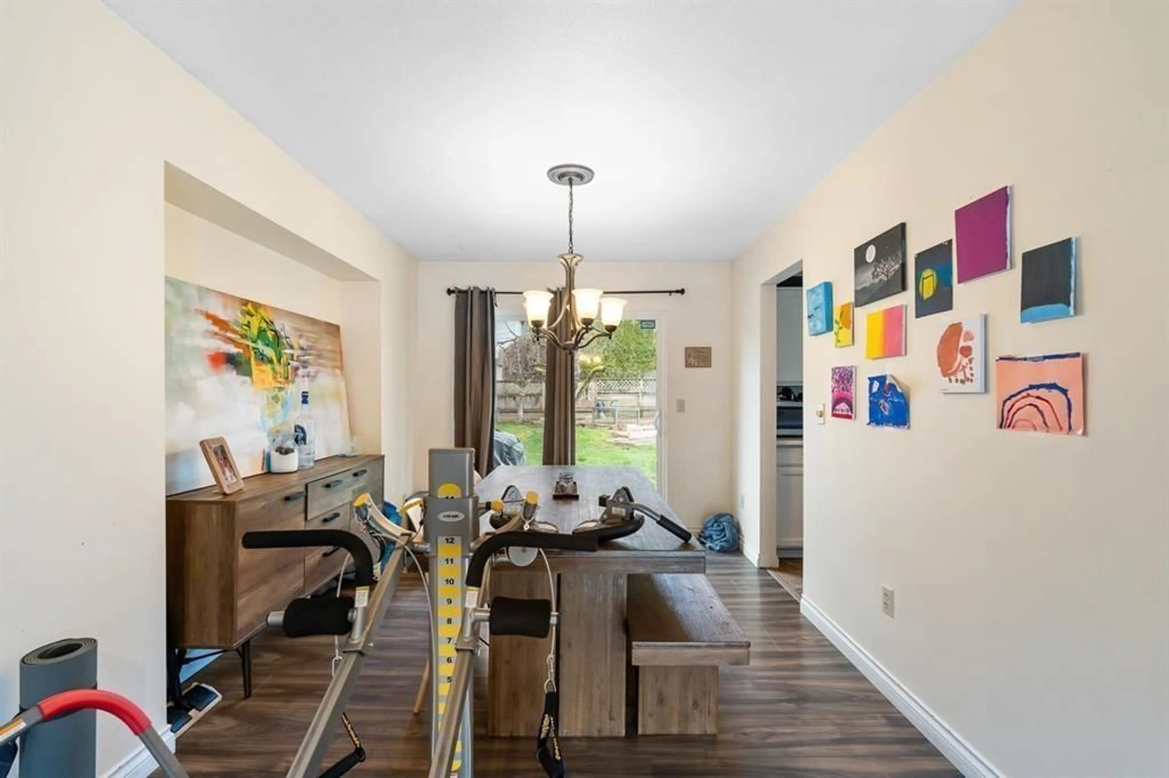 Dining room, wood/laminate floor for 2300 HARPER DRIVE, Abbotsford British Columbia V3G2B2