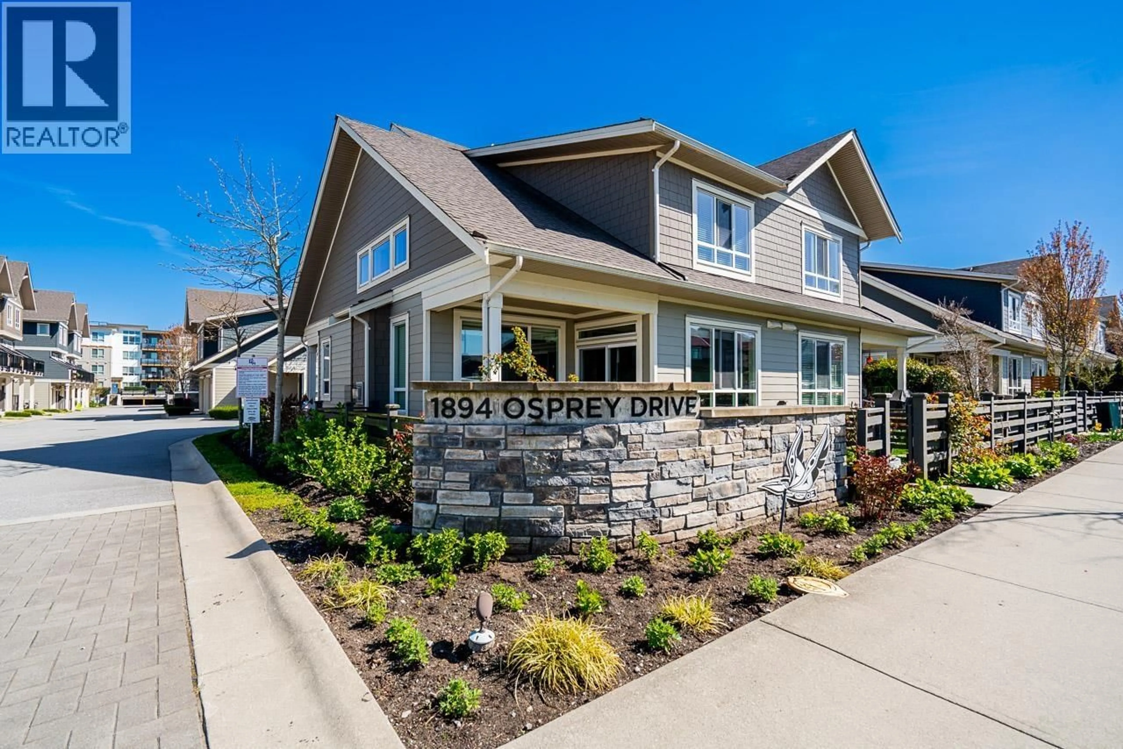 Home with vinyl exterior material, street for 103 - 1894 OSPREY DRIVE, Tsawwassen British Columbia V4M0A8