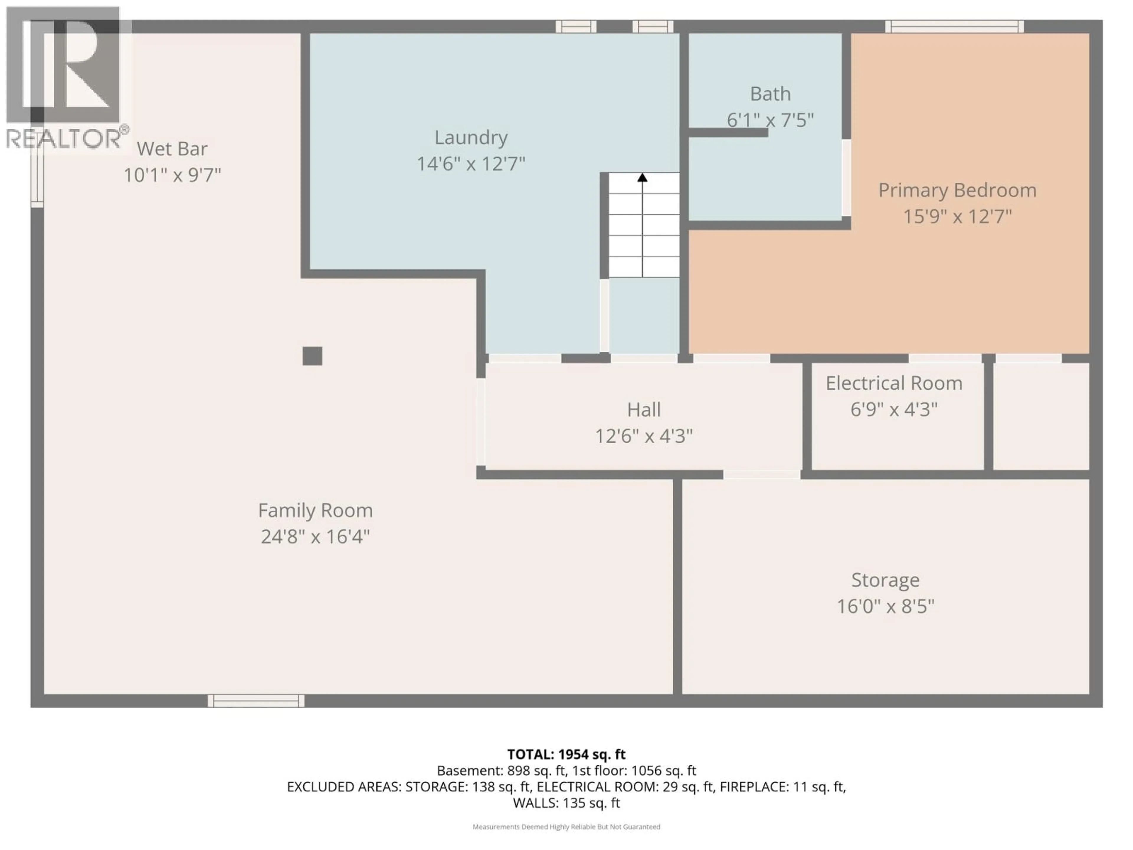 Floor plan for 1349 GENEVIEVE CRESCENT, Prince George British Columbia V2M4K5