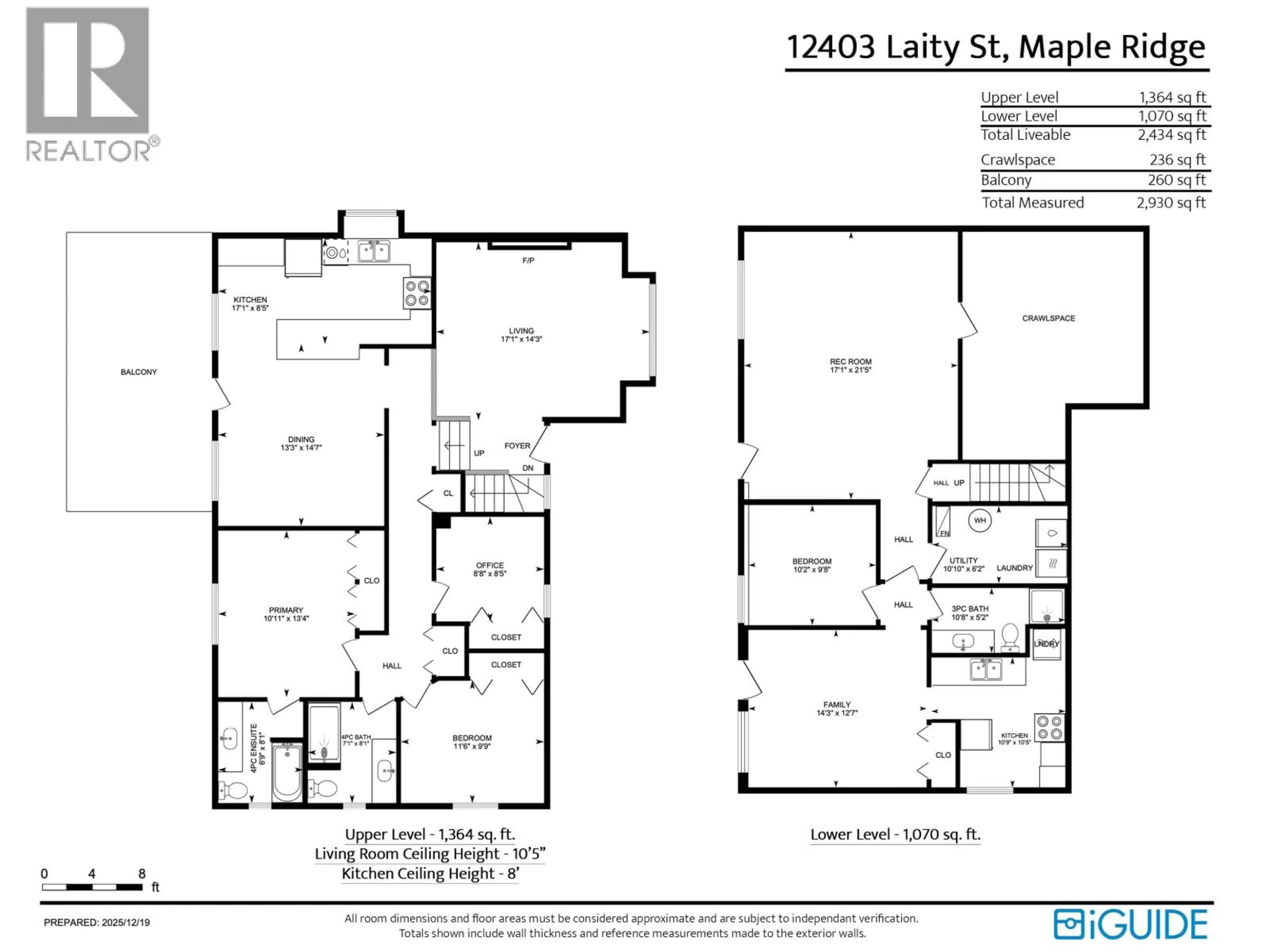 Floor plan for 12403 LAITY STREET, Maple Ridge British Columbia V2X5B4