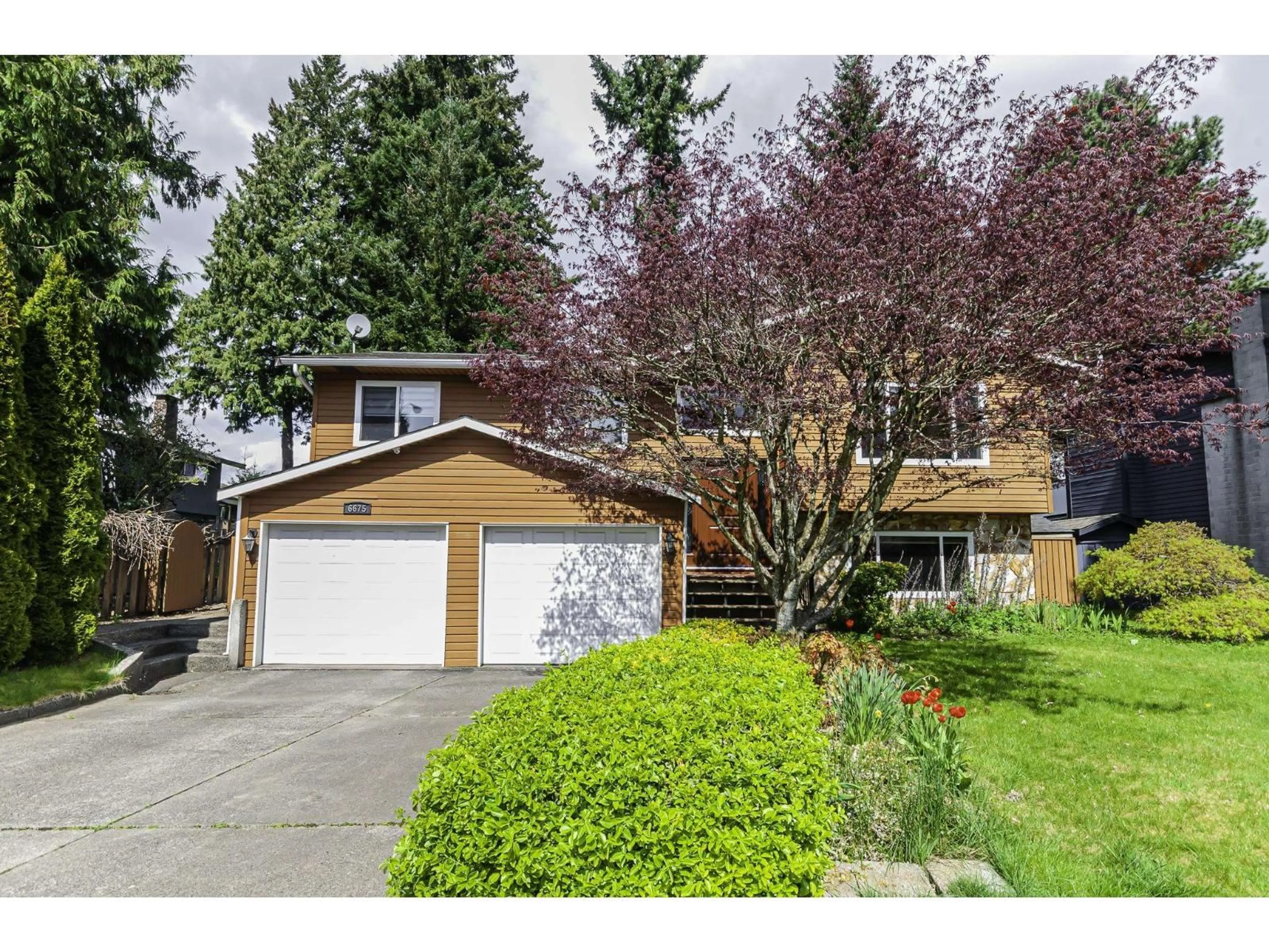 Home with vinyl exterior material, street for 6675 WADE ROAD, Delta British Columbia V4E2V5