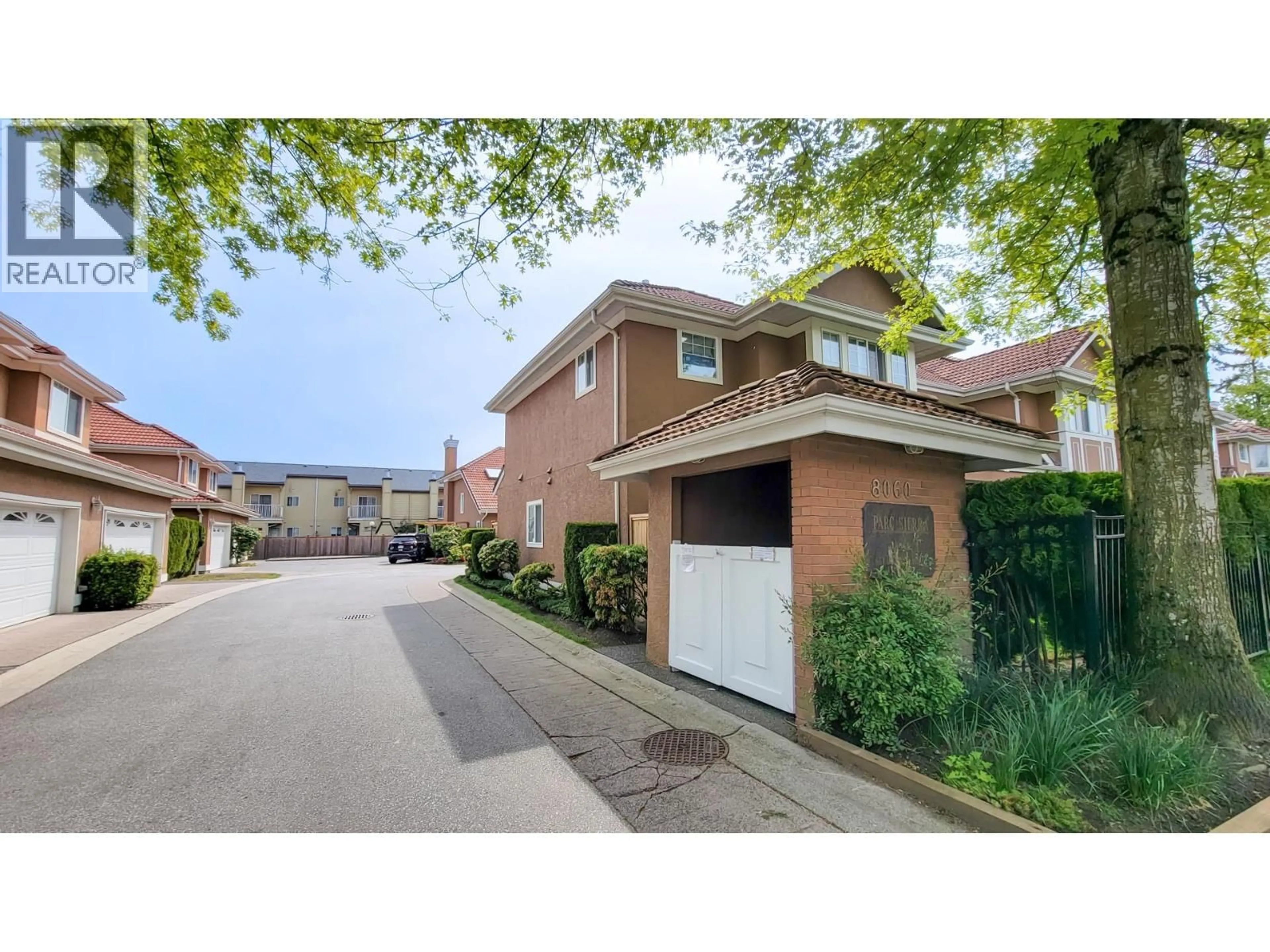 A pic from outside/outdoor area/front of a property/back of a property/a pic from drone, street for 10 - 8060 ST. ALBANS ROAD, Richmond British Columbia V6Y2K9