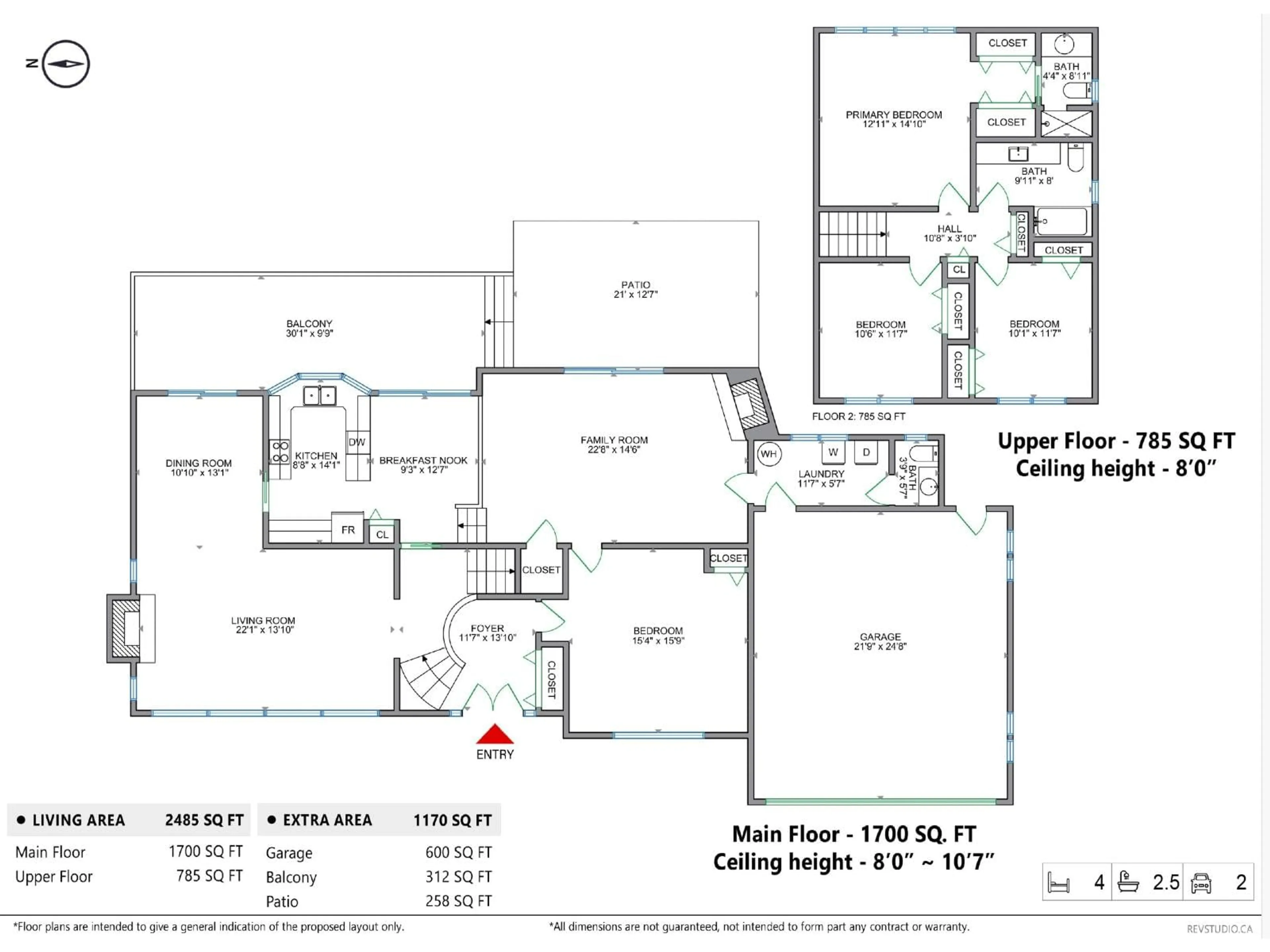 Floor plan for 2117 180 STREET, Surrey British Columbia V3Z9V7