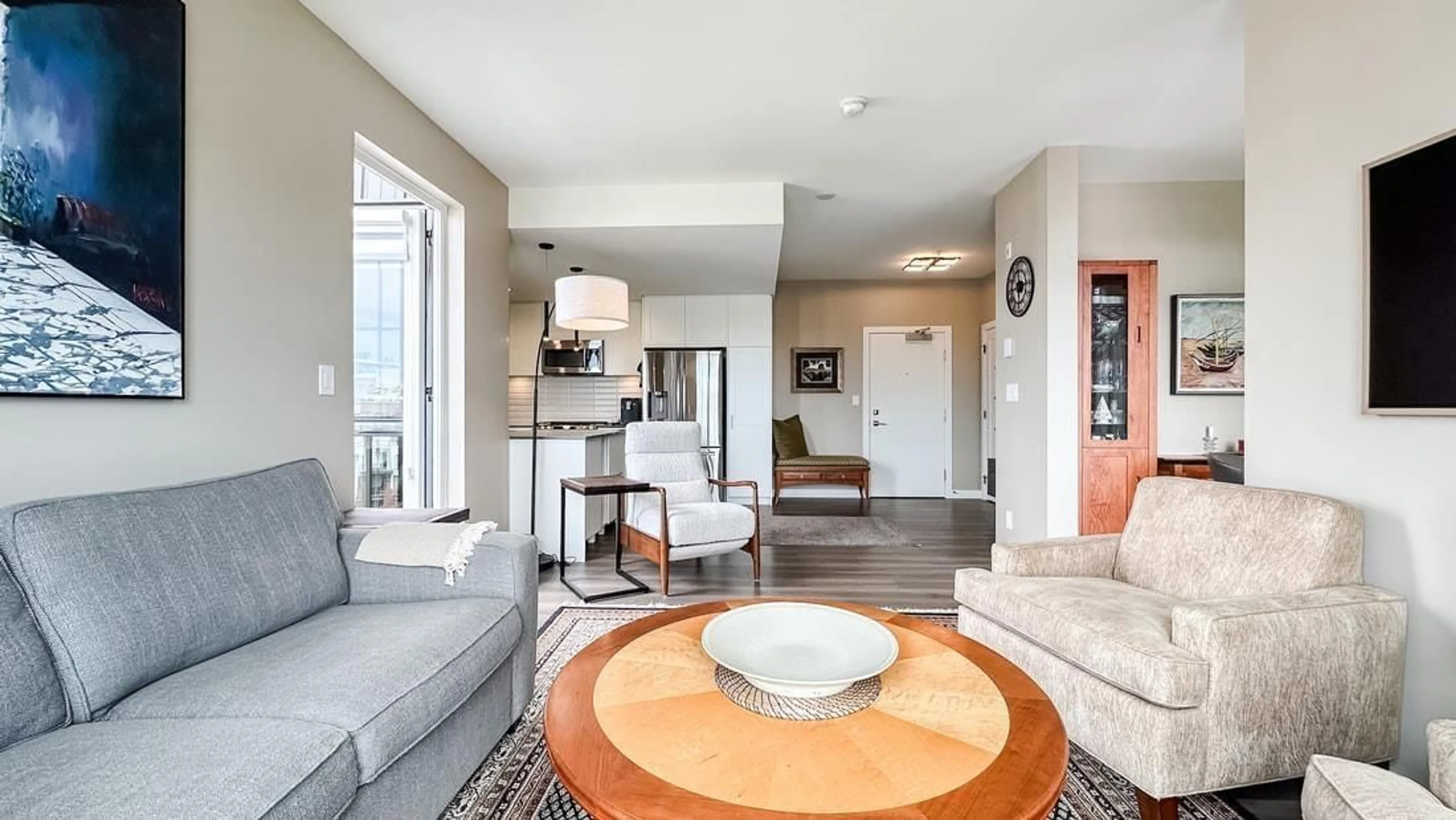 Living room with furniture, unknown for 607 - 8327 201 STREET, Langley British Columbia V2Y3P4