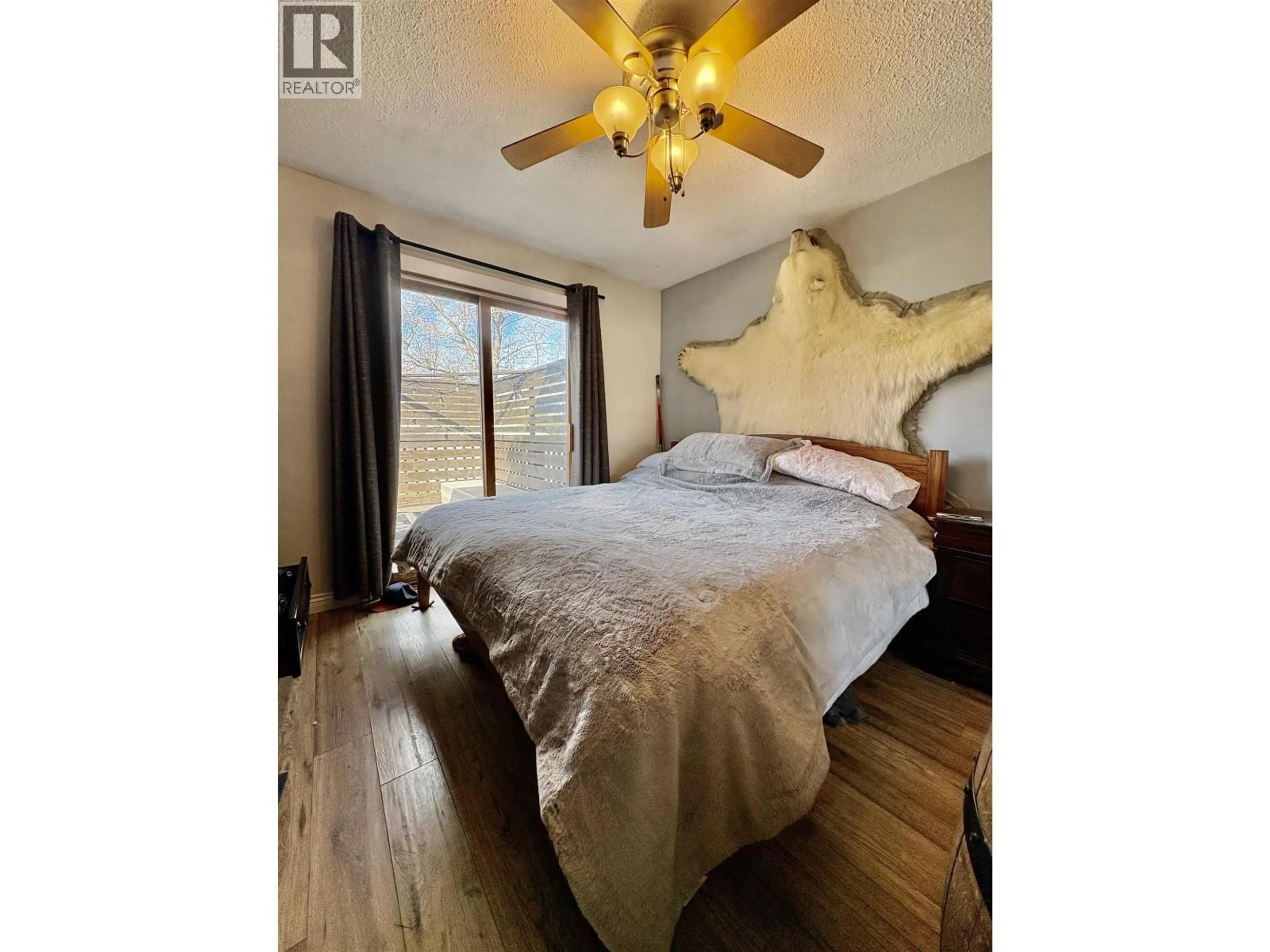 Bedroom with bed, wood/laminate floor for 2307 EVERGREEN STREET, Terrace British Columbia V8G4S6