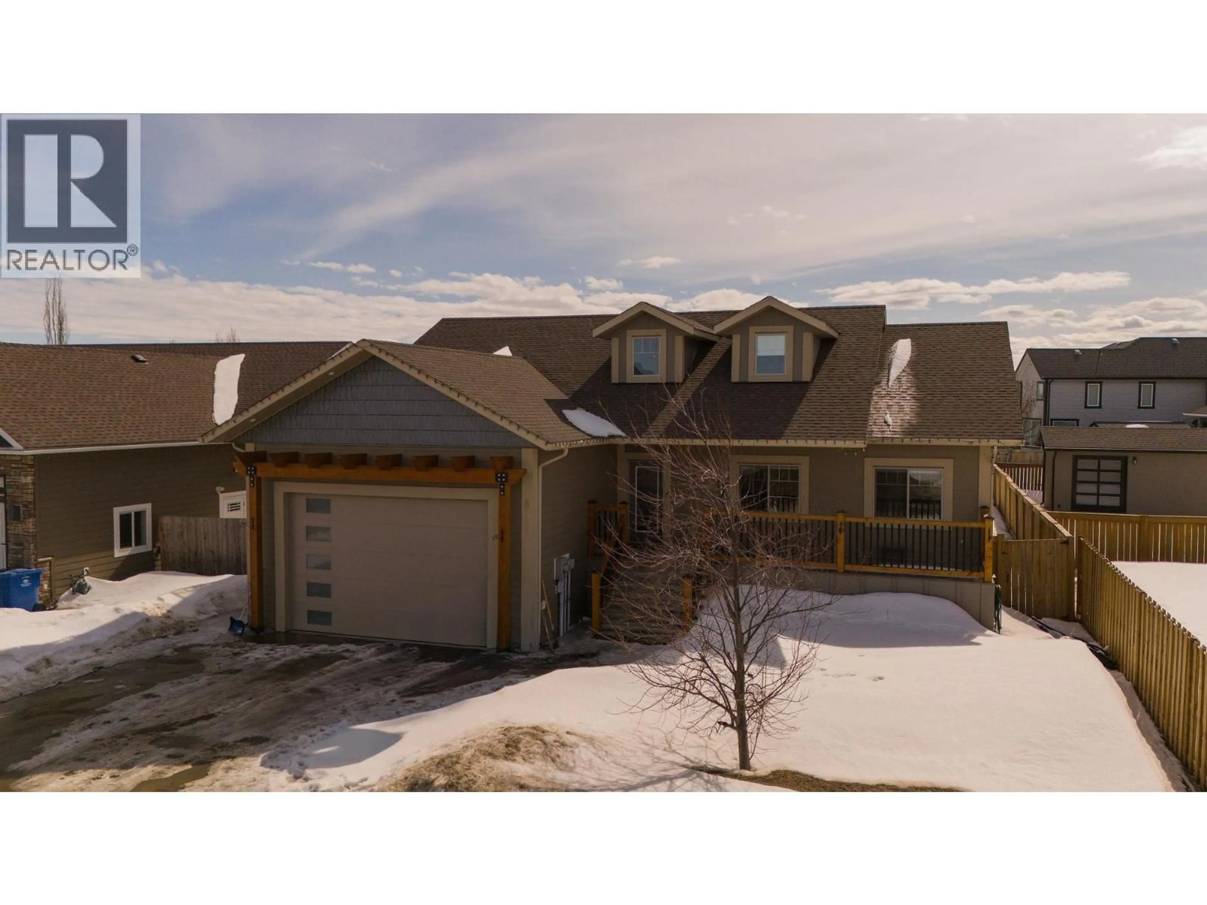 A pic from outside/outdoor area/front of a property/back of a property/a pic from drone, street for 8711 112 AVENUE, Fort St. John British Columbia V1J0H9