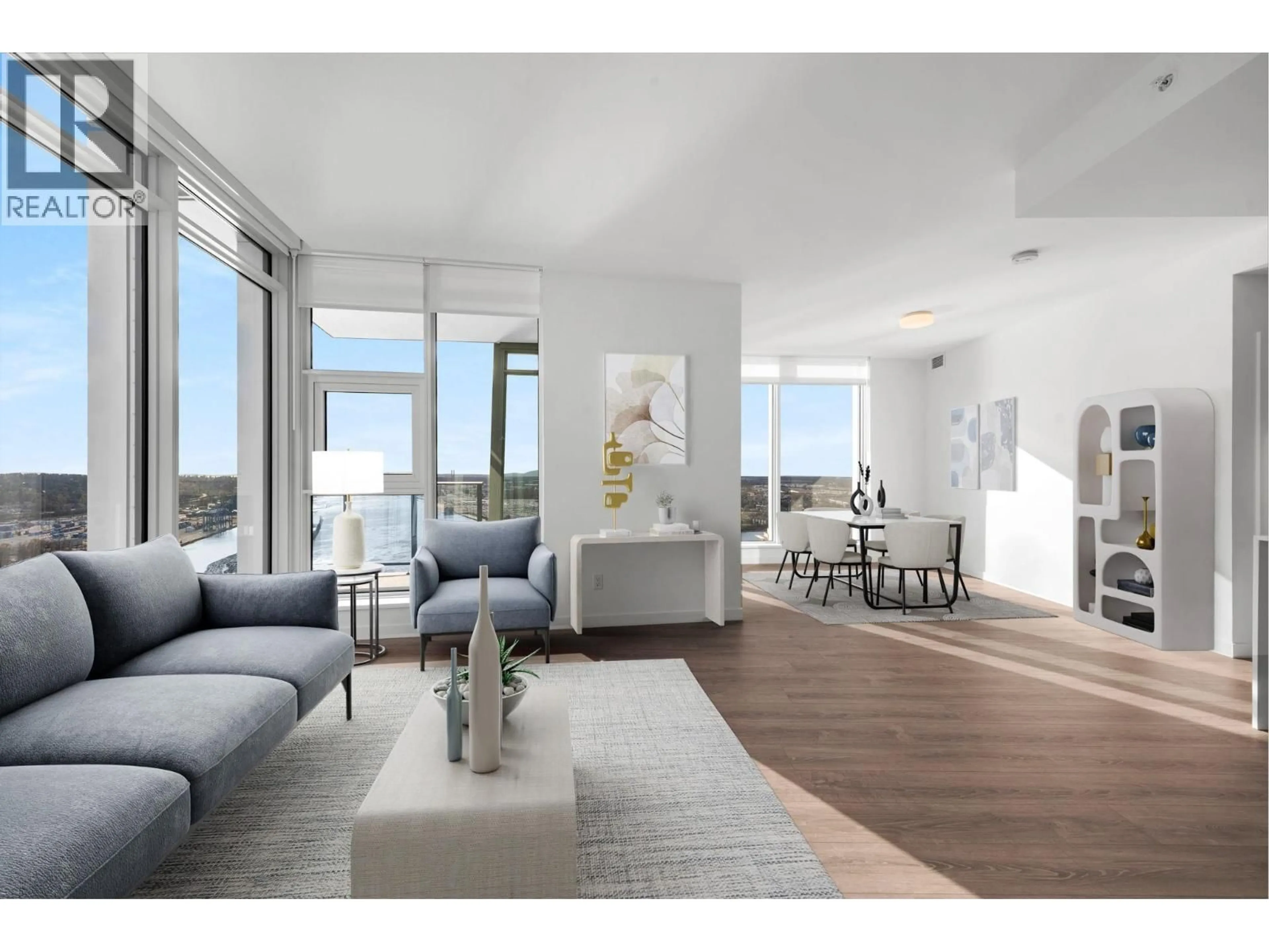 Living room with furniture, unknown for 4008 - 680 QUAYSIDE DRIVE, New Westminster British Columbia V3M0P2