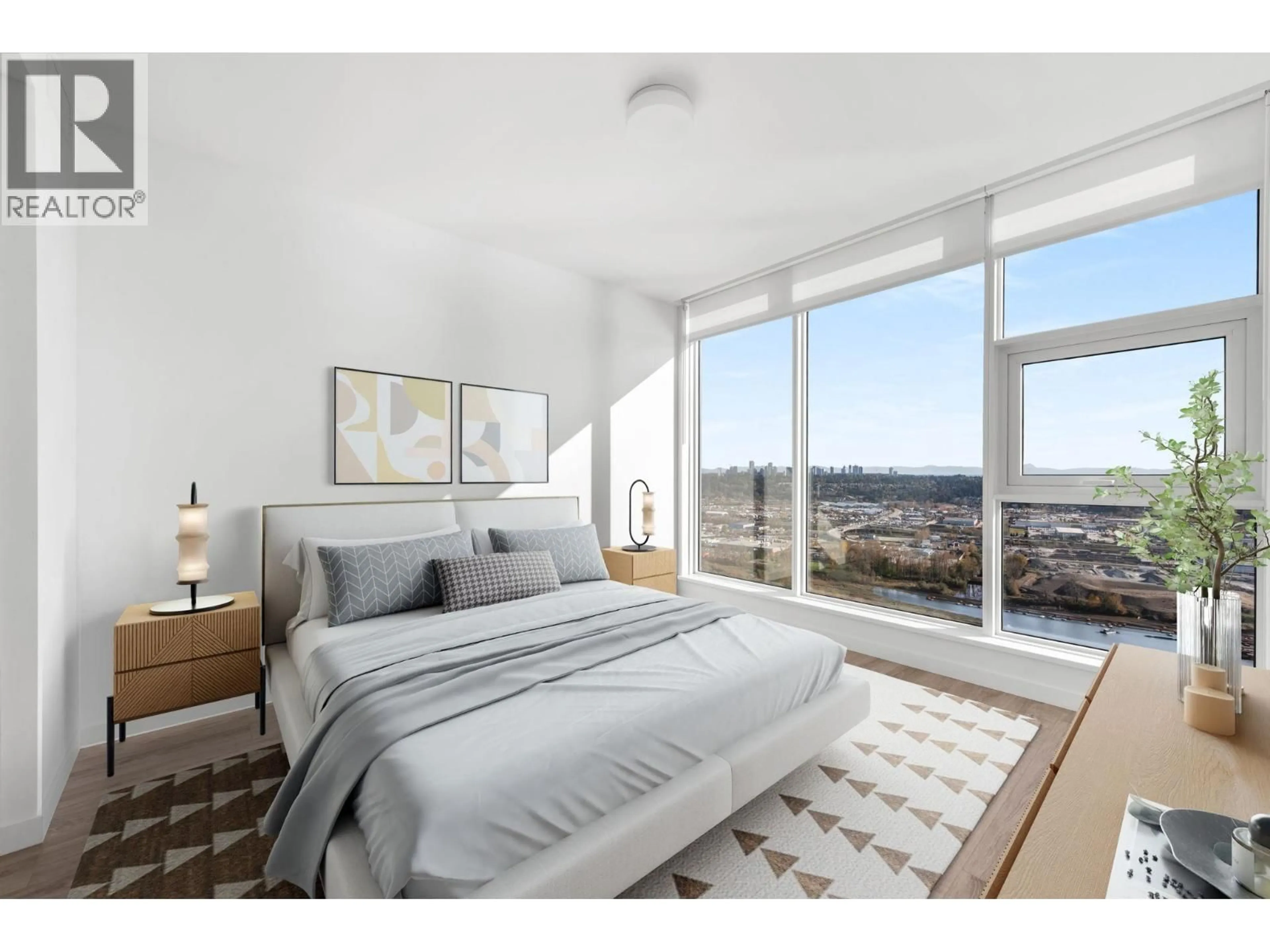 Bedroom with bed, unknown for 4008 - 680 QUAYSIDE DRIVE, New Westminster British Columbia V3M0P2