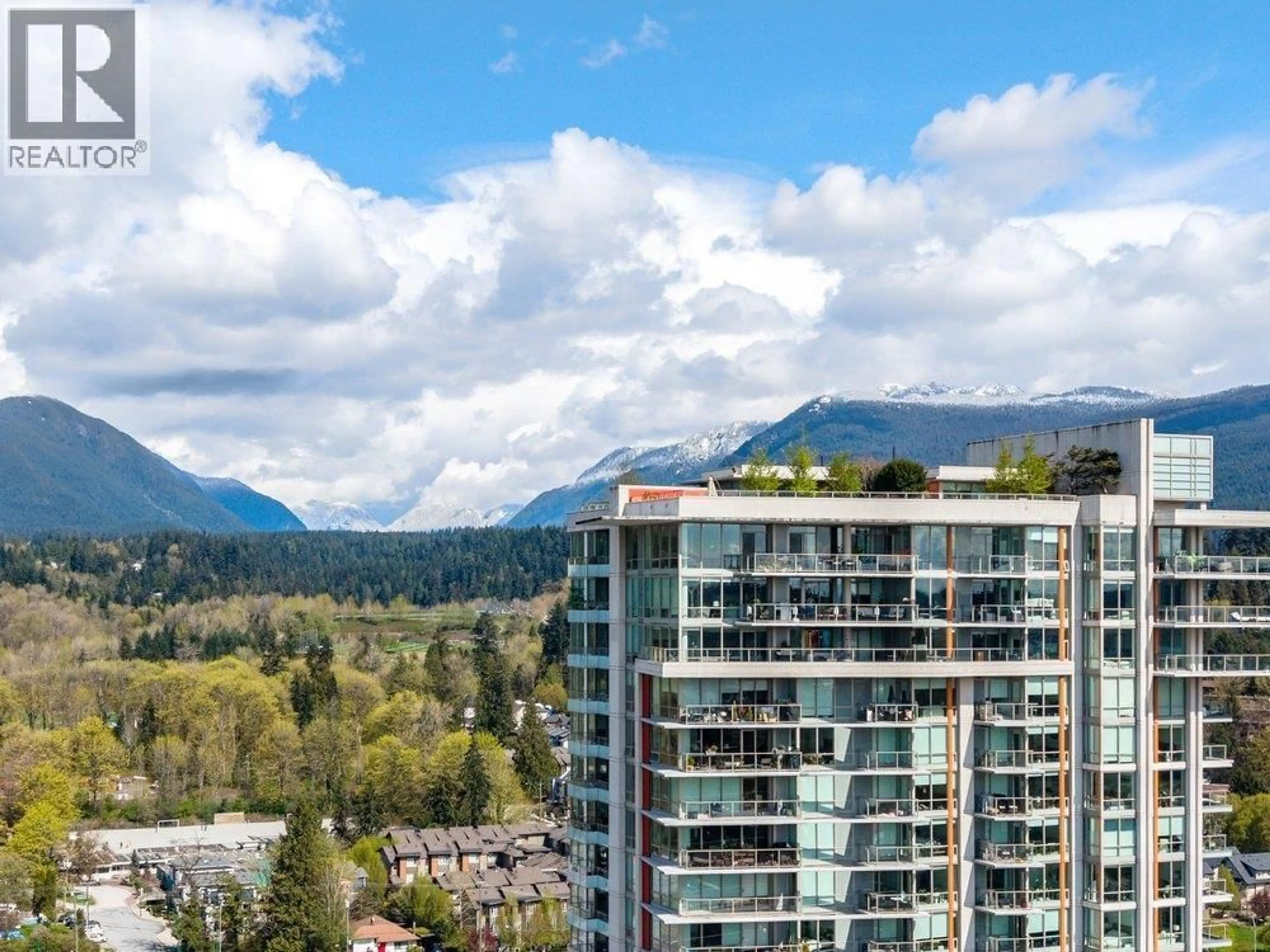 A pic from outside/outdoor area/front of a property/back of a property/a pic from drone, mountain view for 602 - 1550 FERN STREET, North Vancouver British Columbia V7J0A9