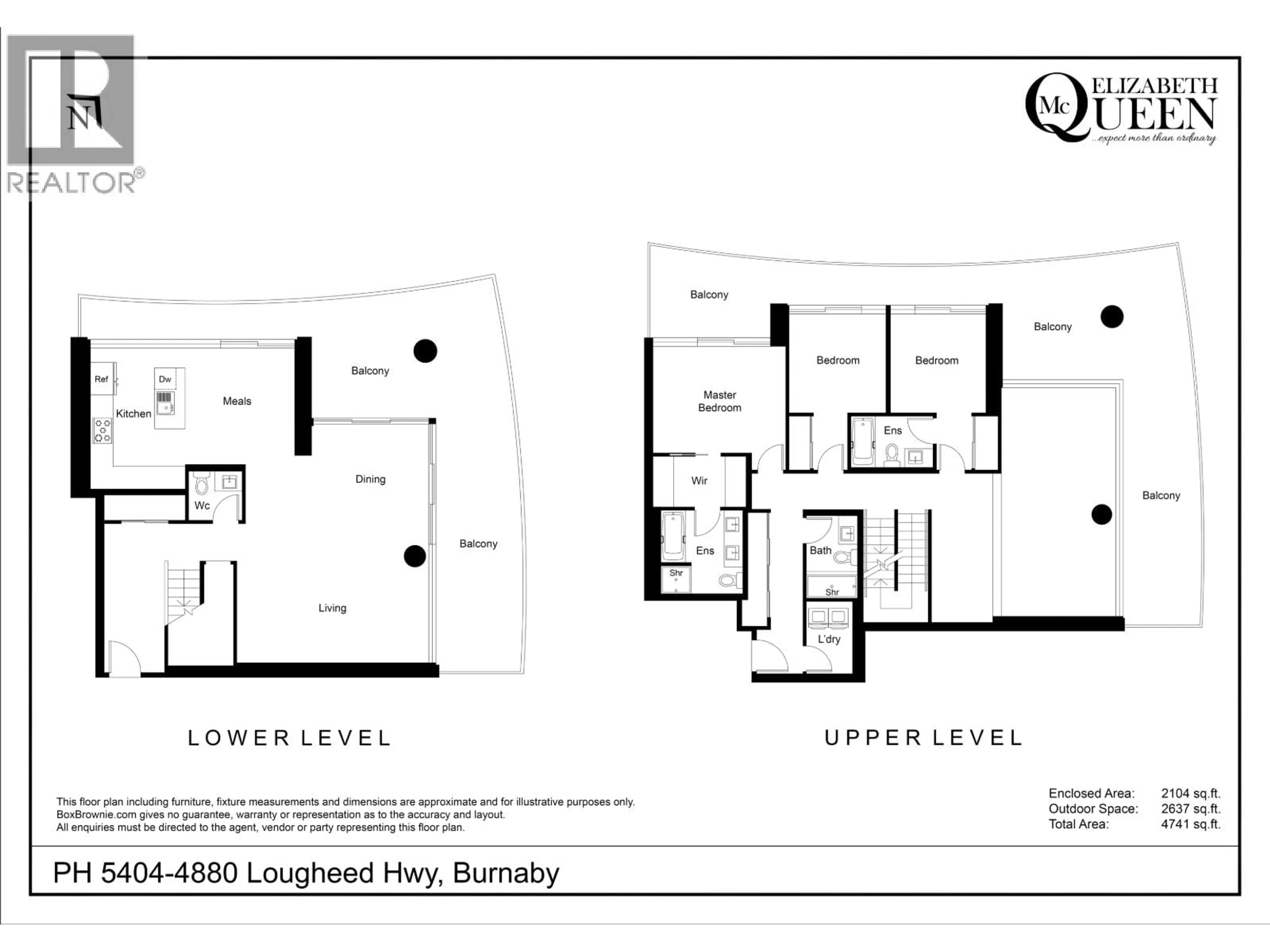 Floor plan for 5404 - 4880 LOUGHEED HIGHWAY, Burnaby British Columbia V5C0N1