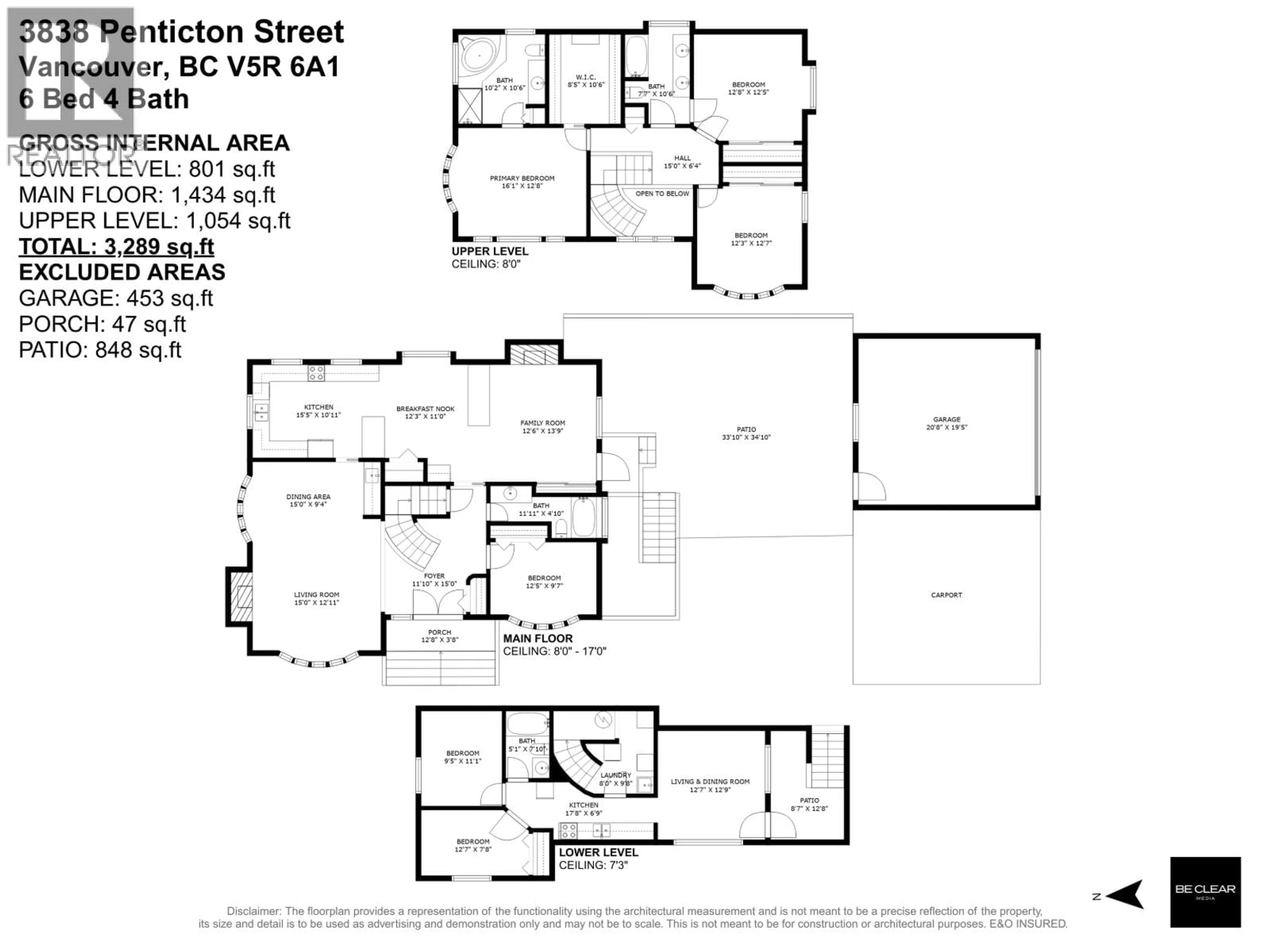 Floor plan for 3838 PENTICTON STREET, Vancouver British Columbia V5R6A1