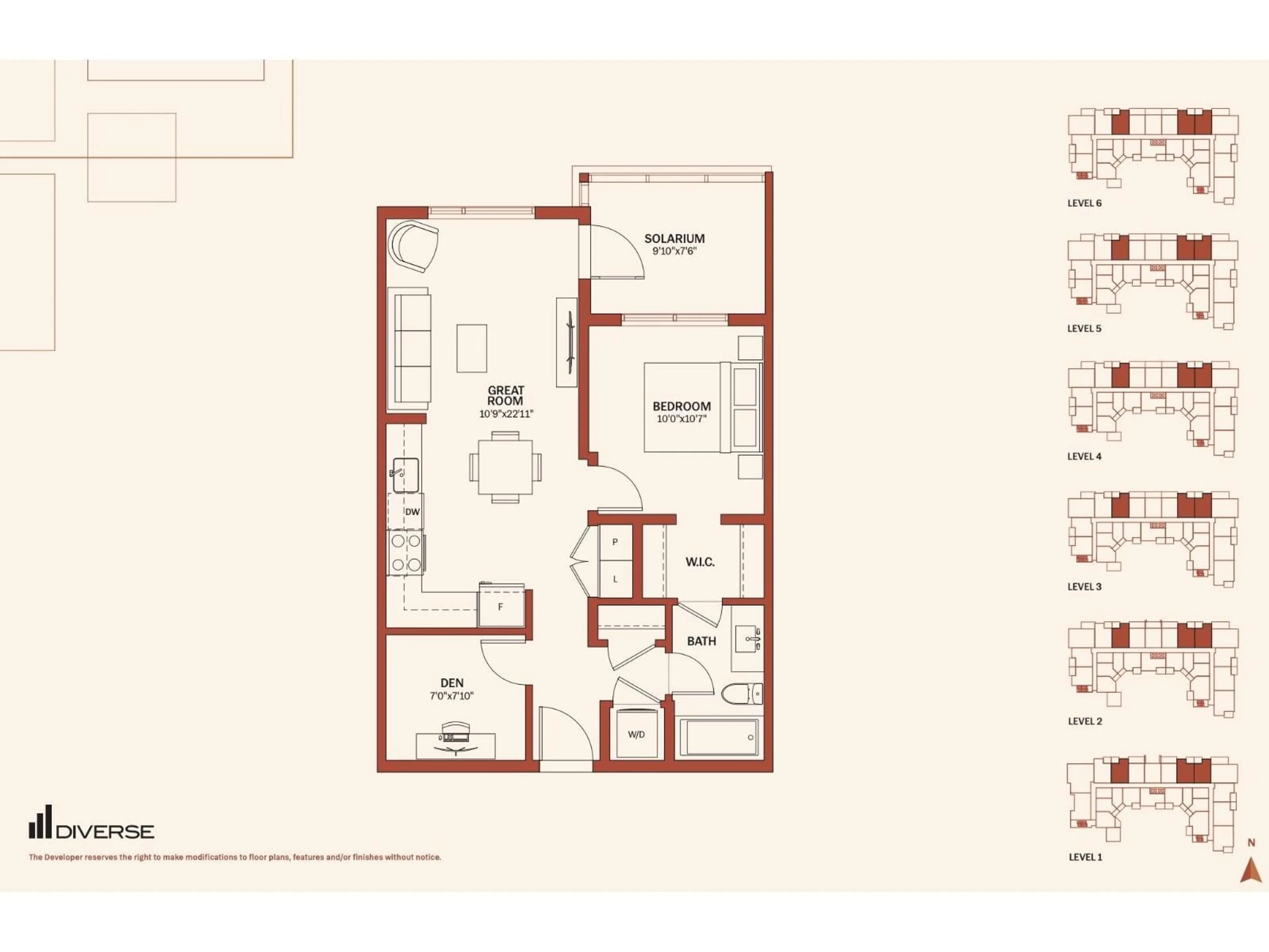 Floor plan for 609 - 32528 SIMON AVENUE, Abbotsford British Columbia V2T4J8