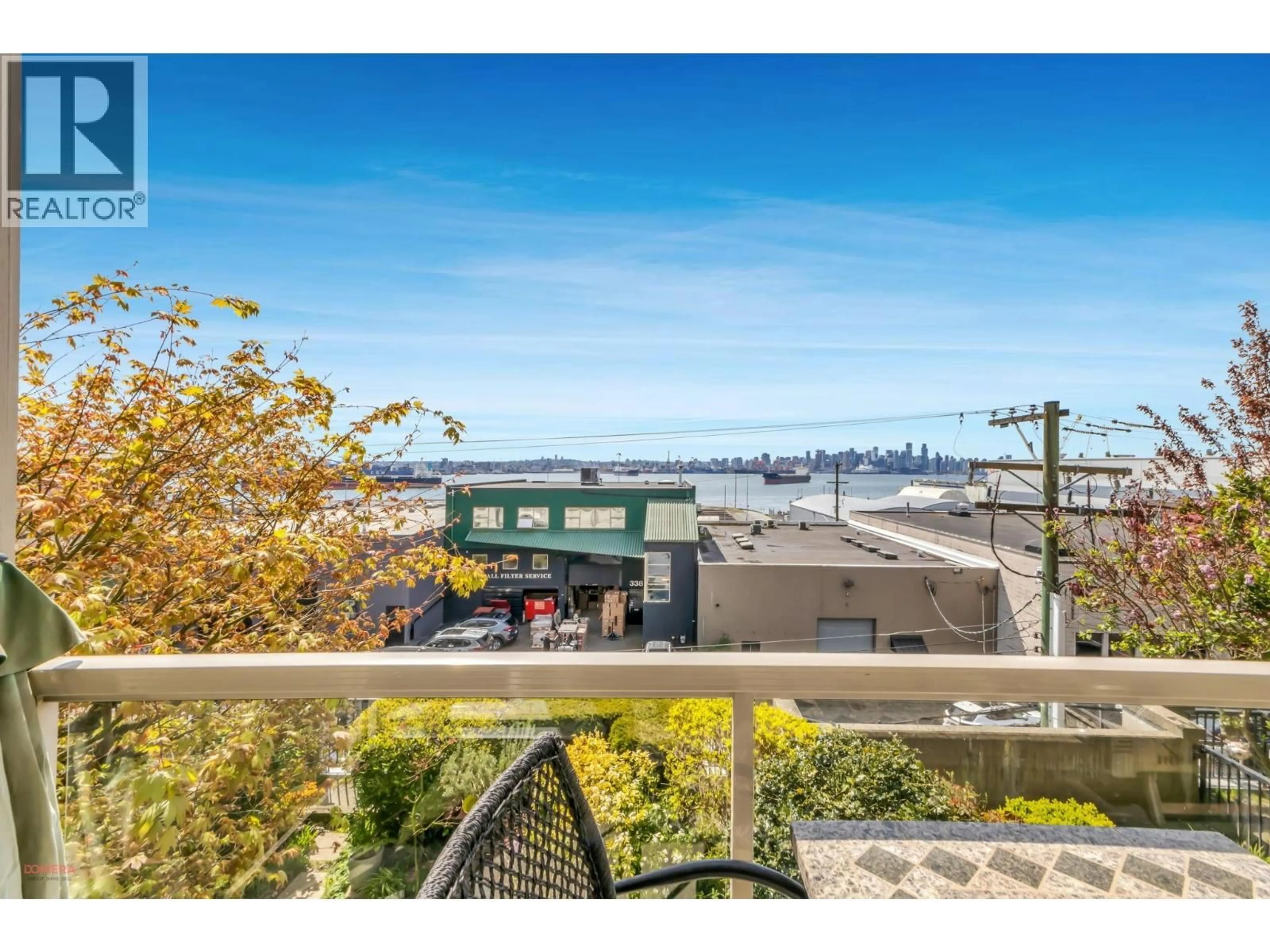 A pic from outside/outdoor area/front of a property/back of a property/a pic from drone, city buildings view from balcony for 208 - 333 1ST STREET, North Vancouver British Columbia V7L4W9