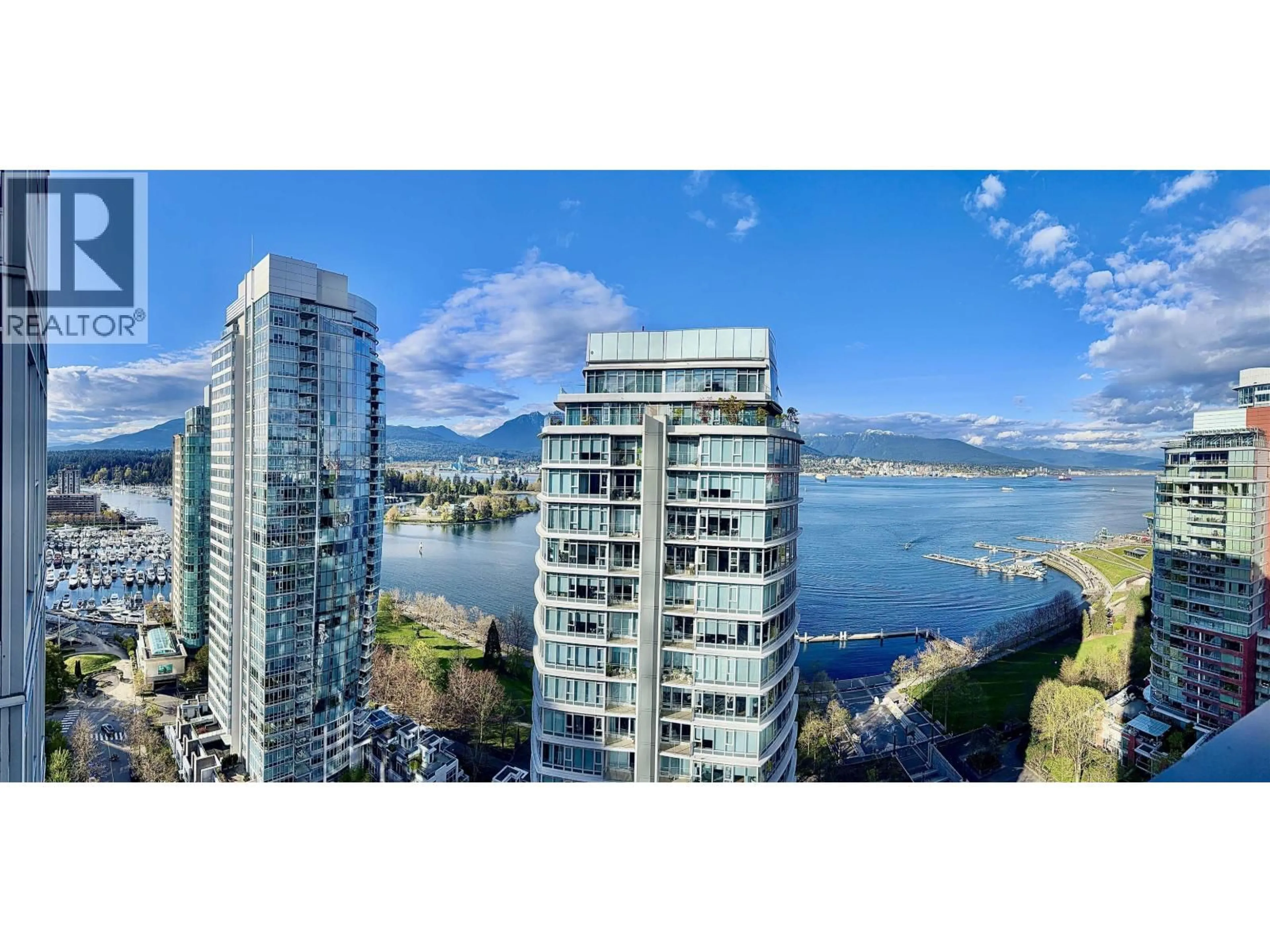 A pic from outside/outdoor area/front of a property/back of a property/a pic from drone, water/lake/river/ocean view for 2503 - 1205 HASTINGS STREET, Vancouver British Columbia V6E4T7