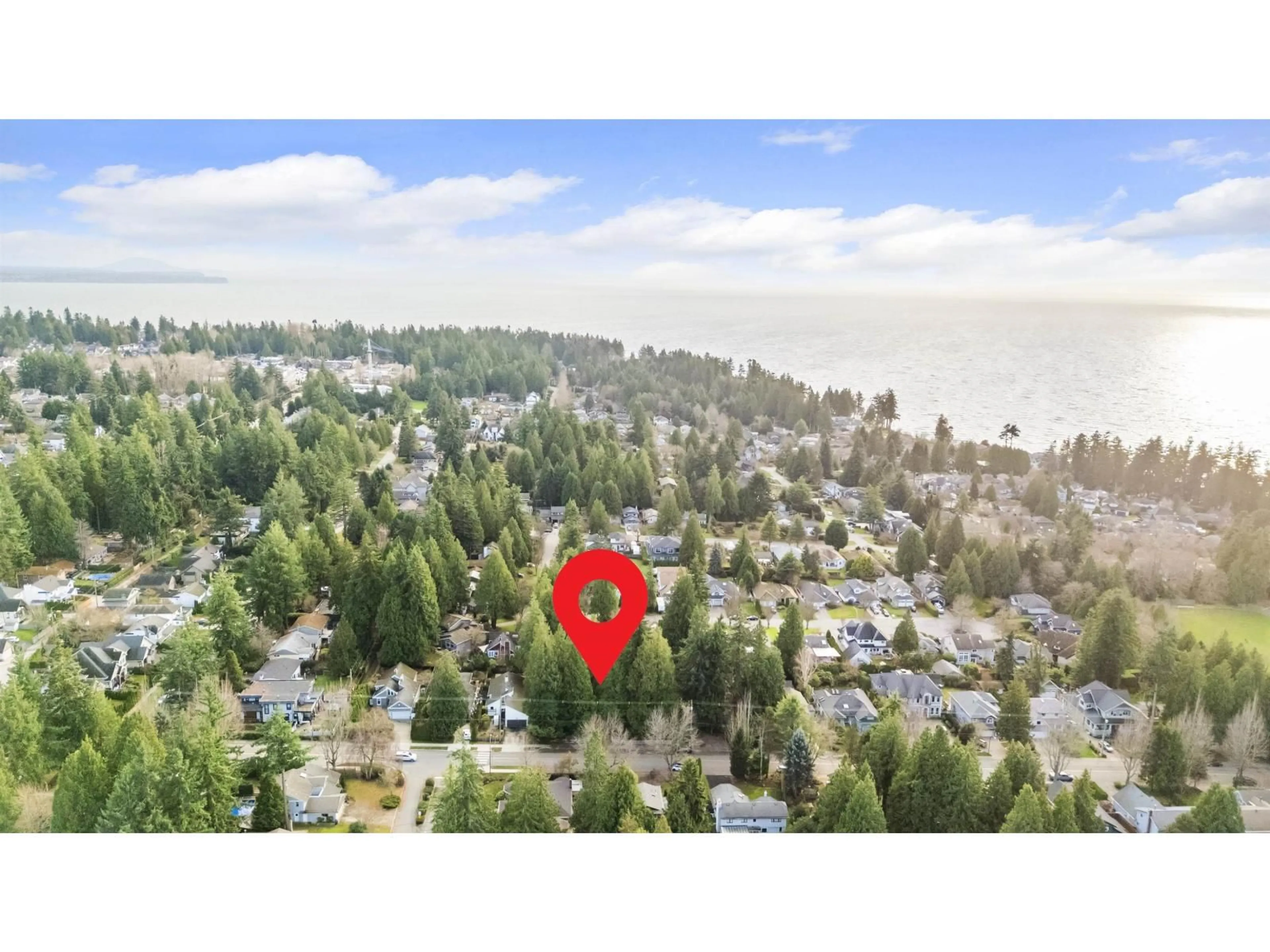 A pic from outside/outdoor area/front of a property/back of a property/a pic from drone, water/lake/river/ocean view for 12686 20 AVENUE, Surrey British Columbia V4A1Y6
