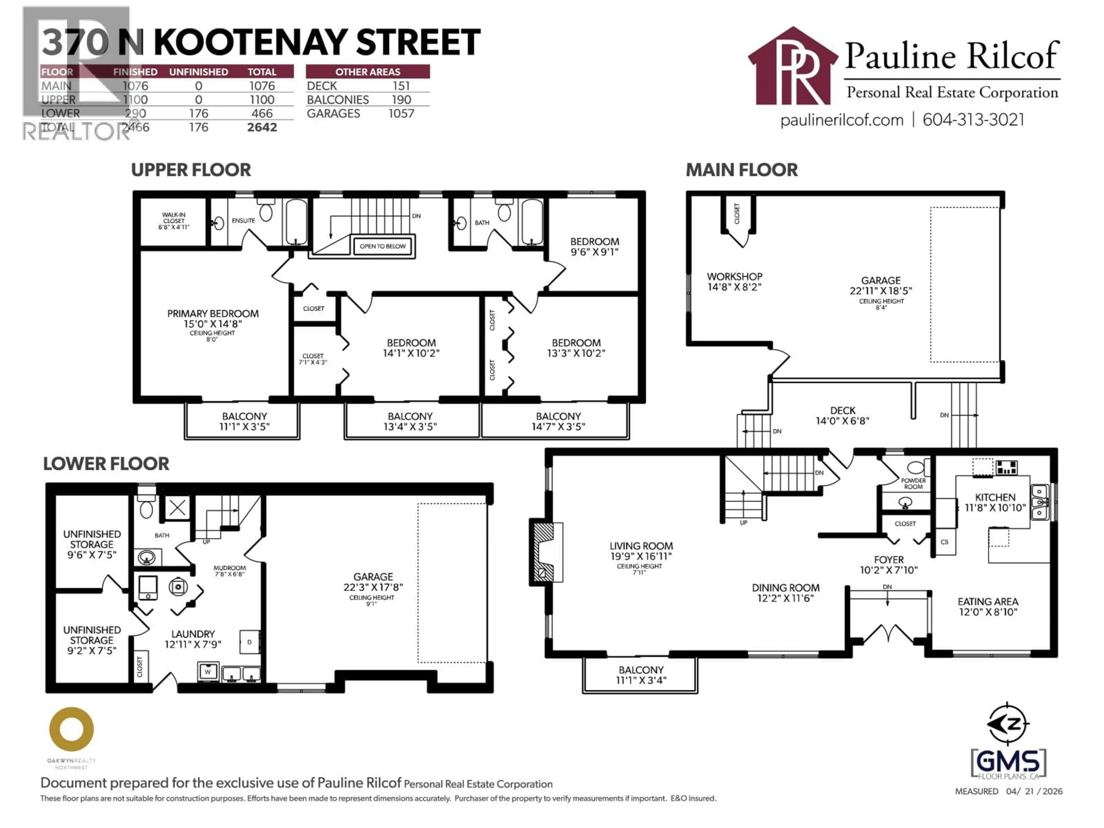 Floor plan for 370 KOOTENAY STREET, Vancouver British Columbia V5K3R5