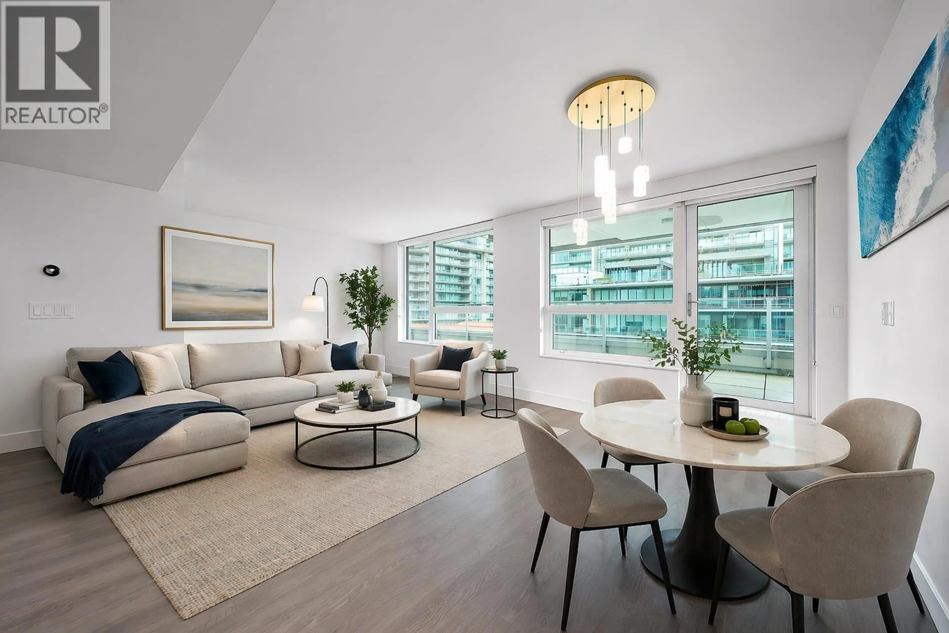 Living room with furniture, unknown for 611 - 6900 PEARSON WAY, Richmond British Columbia V7C0C9