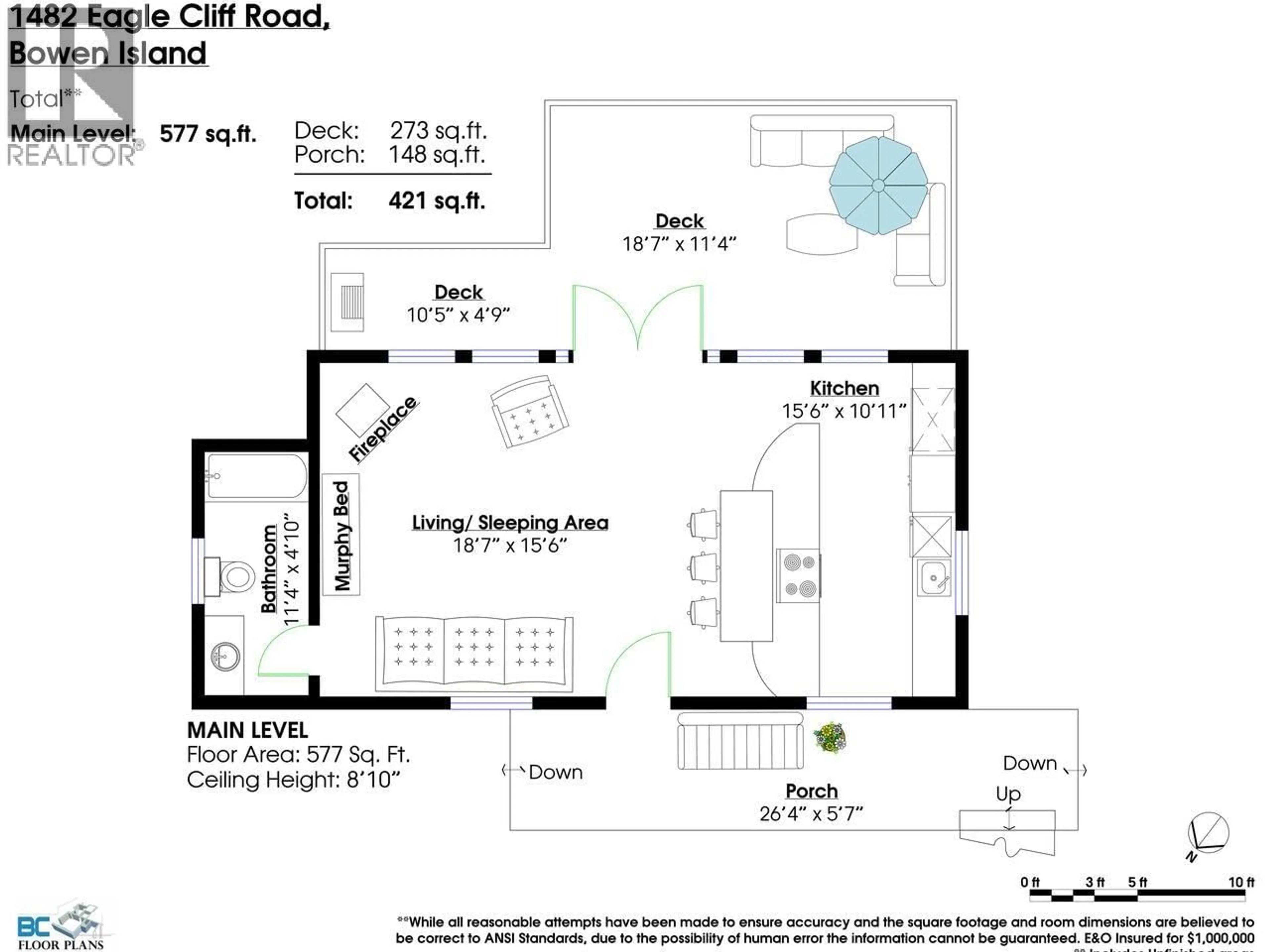 Floor plan for 1482 EAGLE CLIFF ROAD, Bowen Island British Columbia V0N1G1