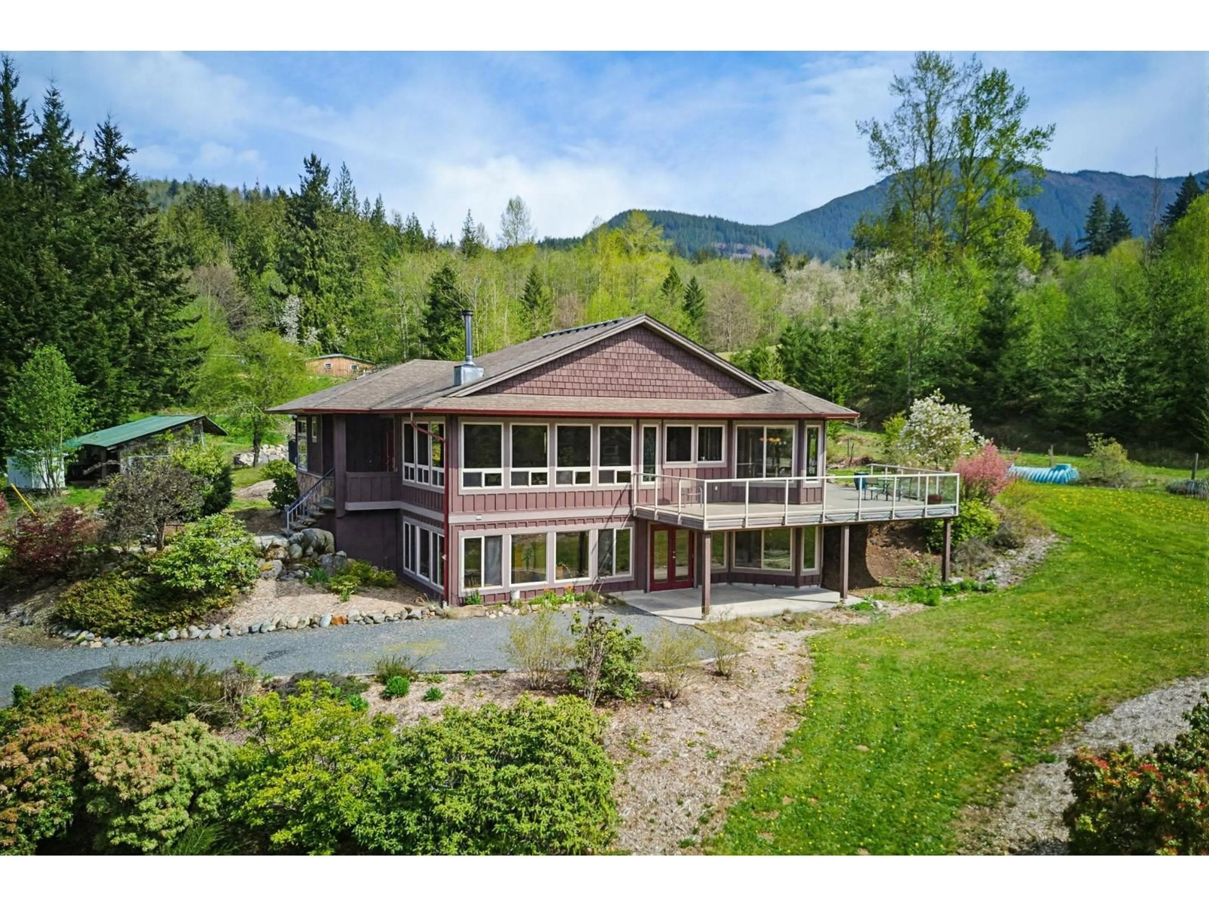 A pic from outside/outdoor area/front of a property/back of a property/a pic from drone, unknown for 49635 ELK VIEW ROAD, Ryder Lake British Columbia V4Z1G5