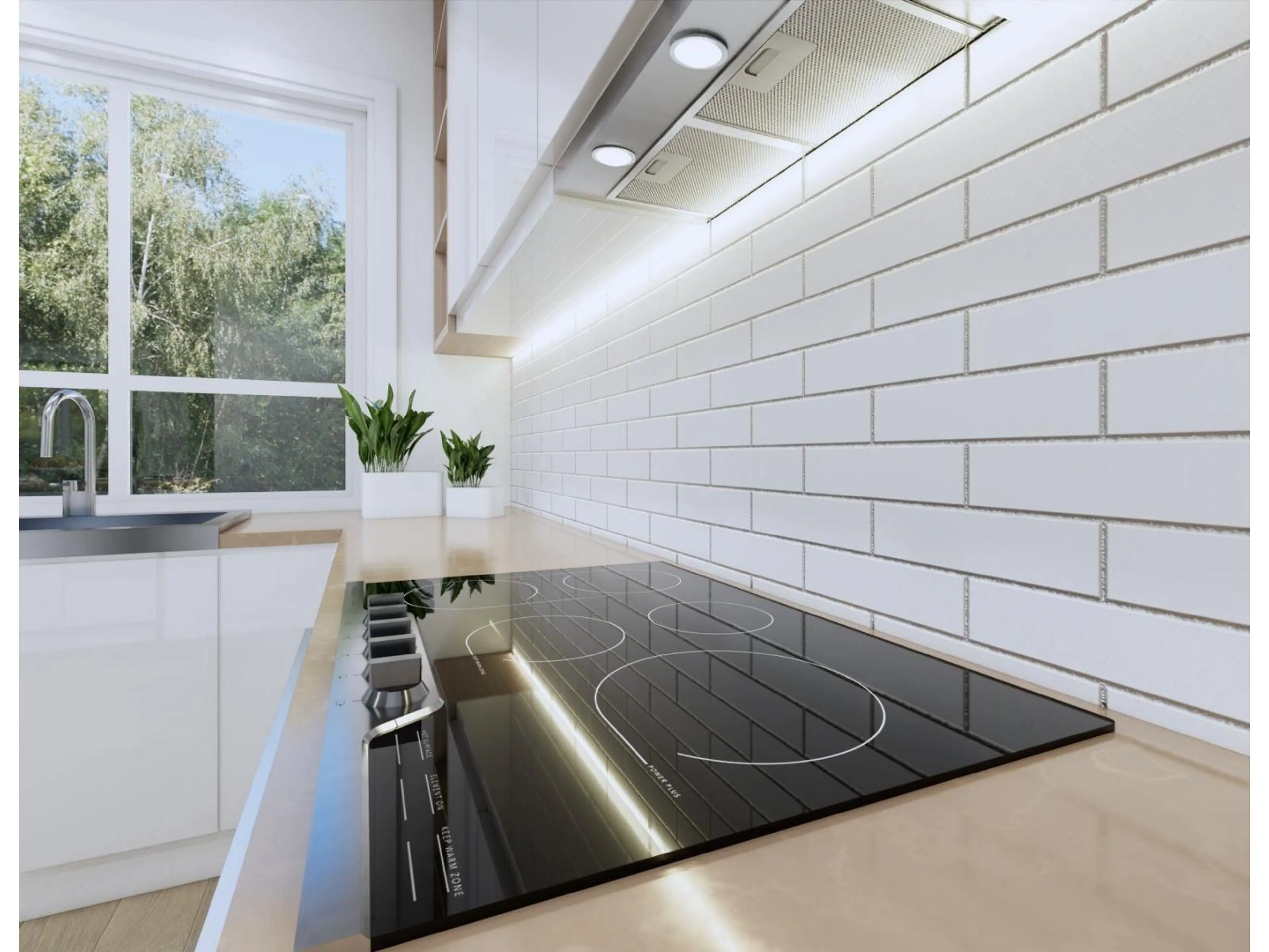 Contemporary kitchen, ceramic/tile floor for 2 - 17432 58 AVENUE, Surrey British Columbia V3S1L2