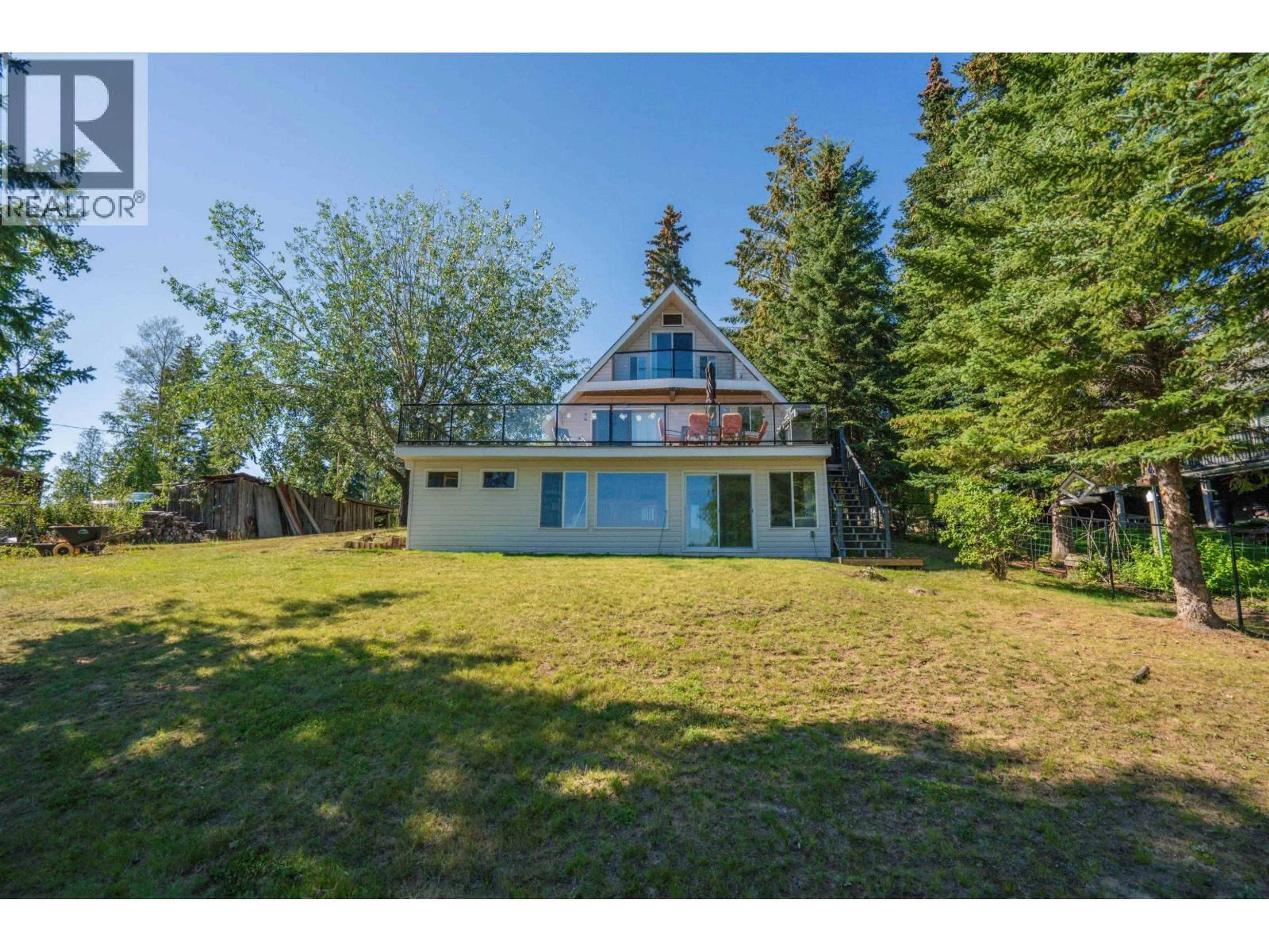 A pic from outside/outdoor area/front of a property/back of a property/a pic from drone, unknown for 25685 NESS LAKE ROAD, Prince George British Columbia V2K5N3