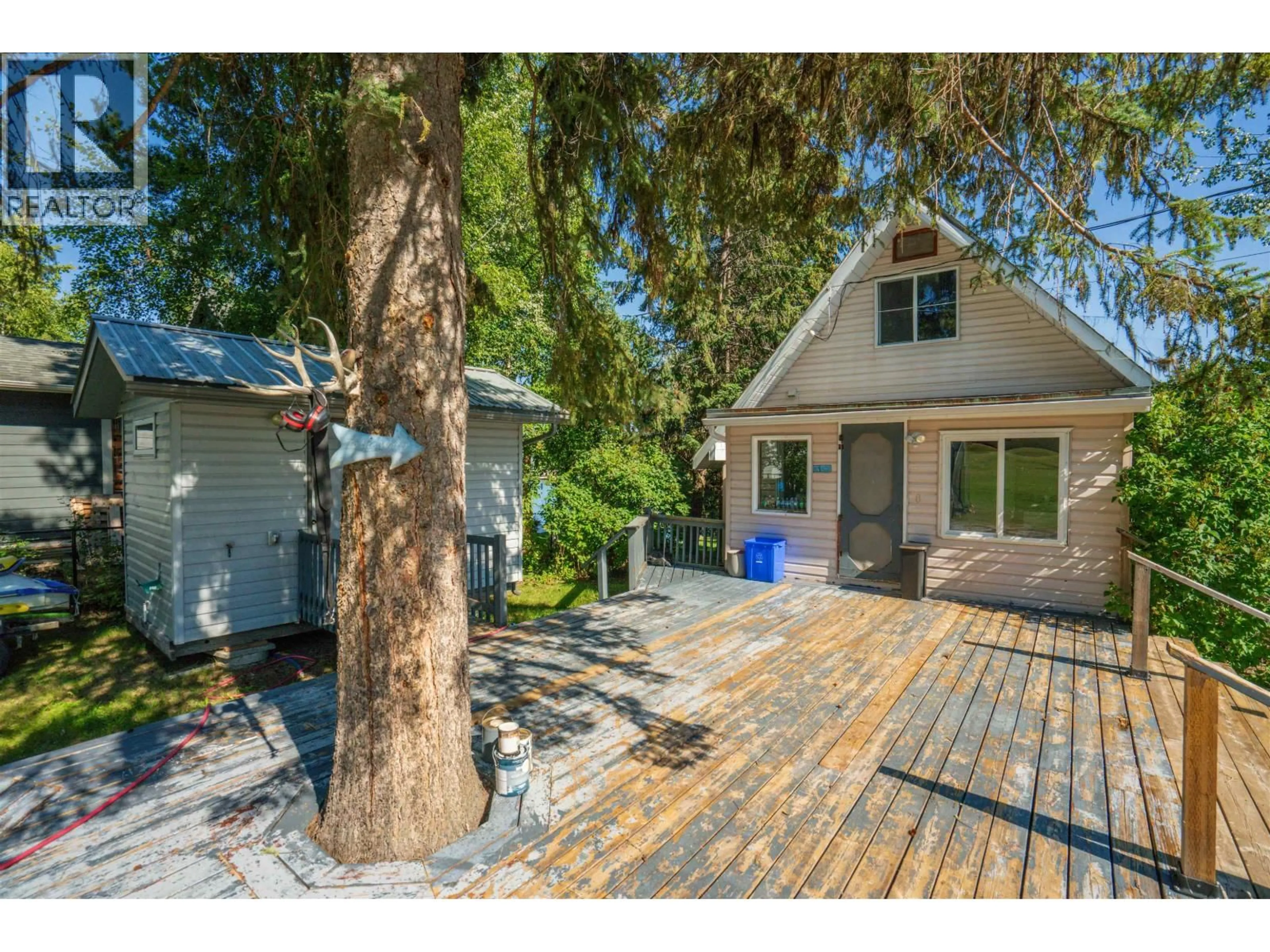 A pic from outside/outdoor area/front of a property/back of a property/a pic from drone, street for 25685 NESS LAKE ROAD, Prince George British Columbia V2K5N3