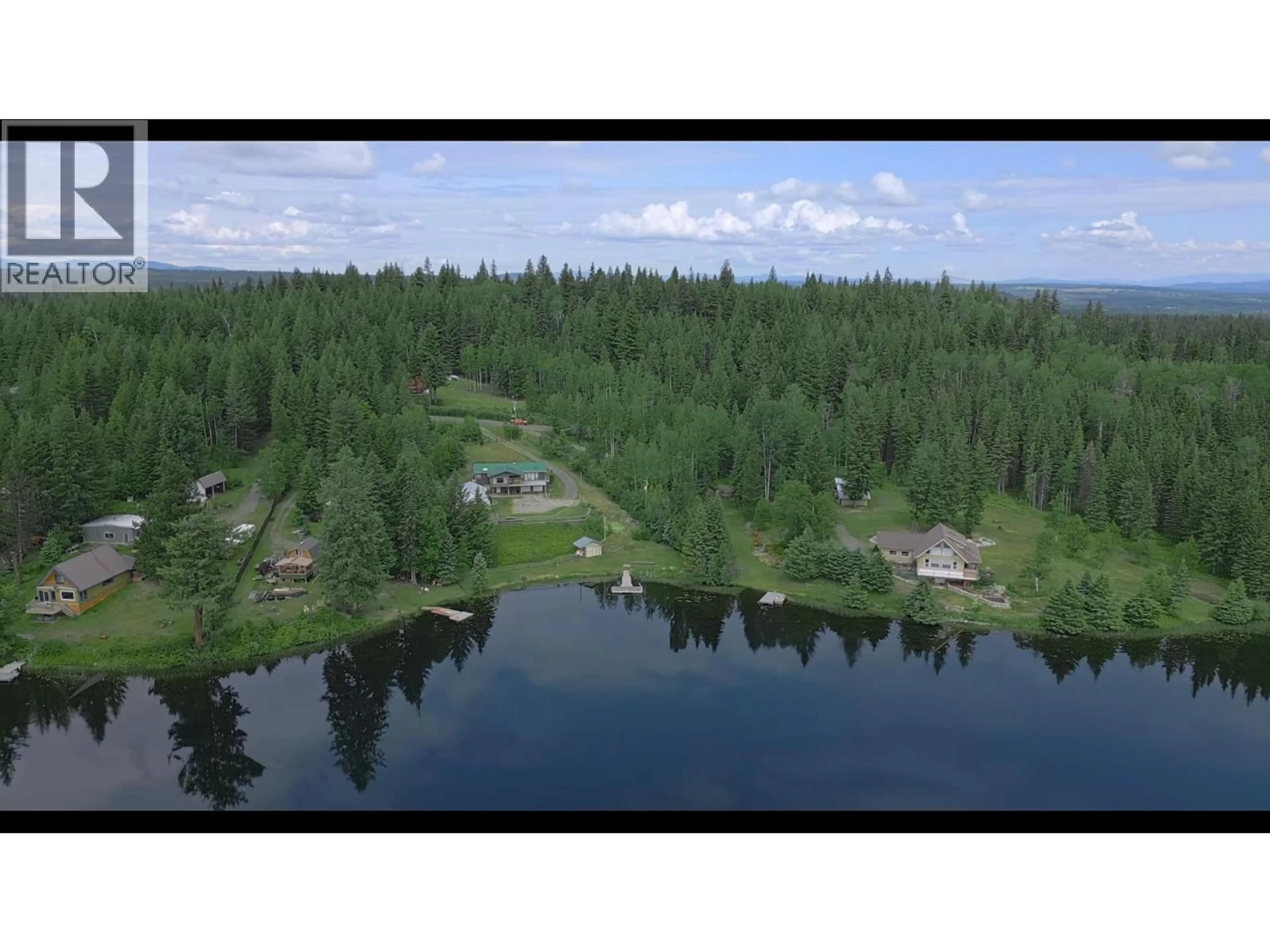 A pic from outside/outdoor area/front of a property/back of a property/a pic from drone, water/lake/river/ocean view for 2391 STARLIKE LAKE ROAD, Horsefly British Columbia V0L1L0