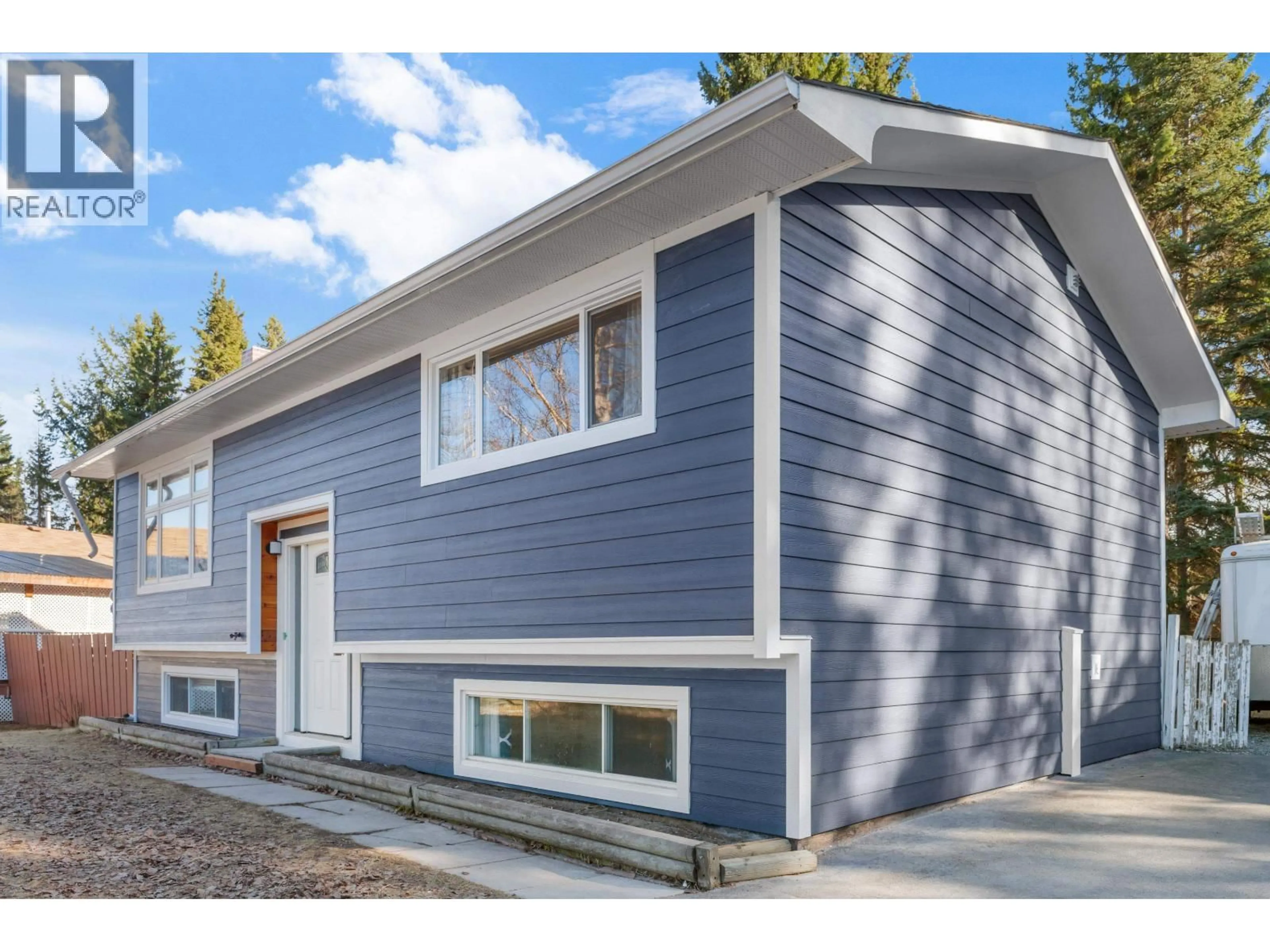 Home with vinyl exterior material, street for 7837 PIEDMONT CRESCENT, Prince George British Columbia V2K3K8