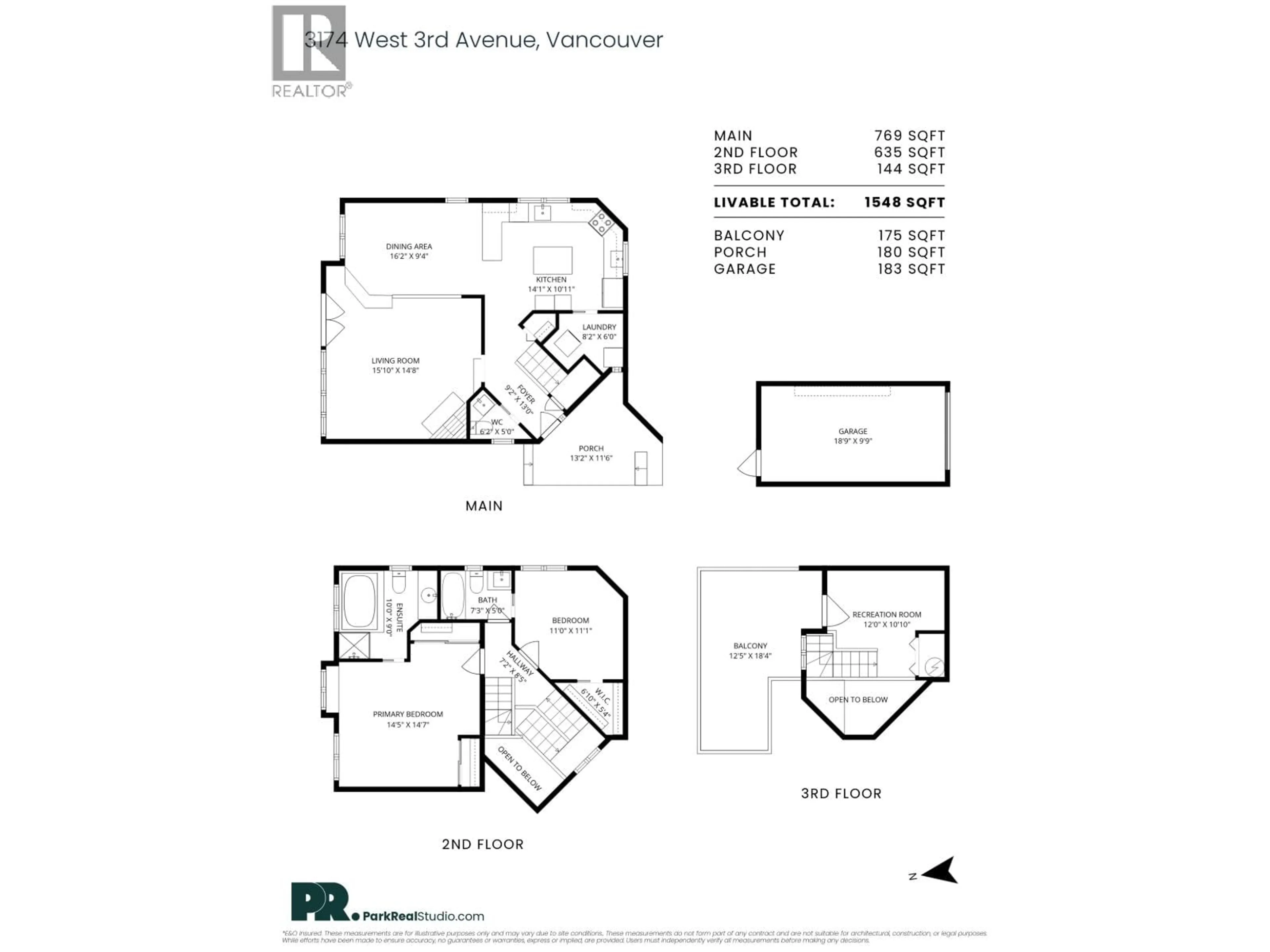 Floor plan for 3174 3RD AVENUE, Vancouver British Columbia V6K1N3
