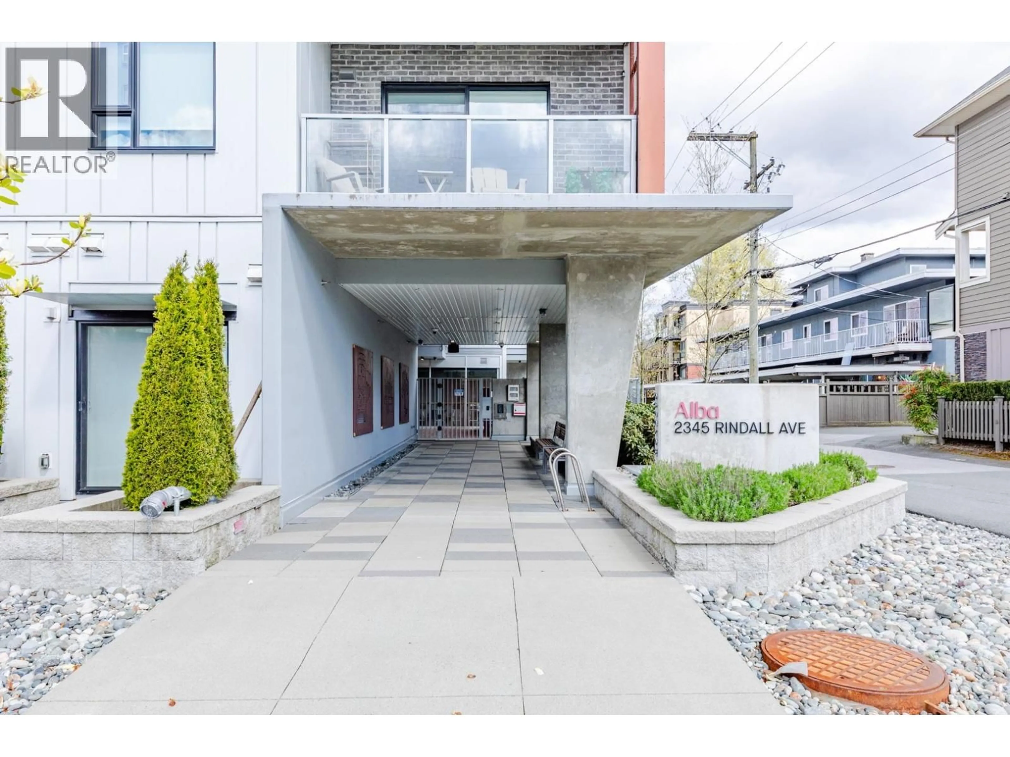 Patio, street for 313 - 2345 RINDALL AVENUE, Port Coquitlam British Columbia V3C1V3