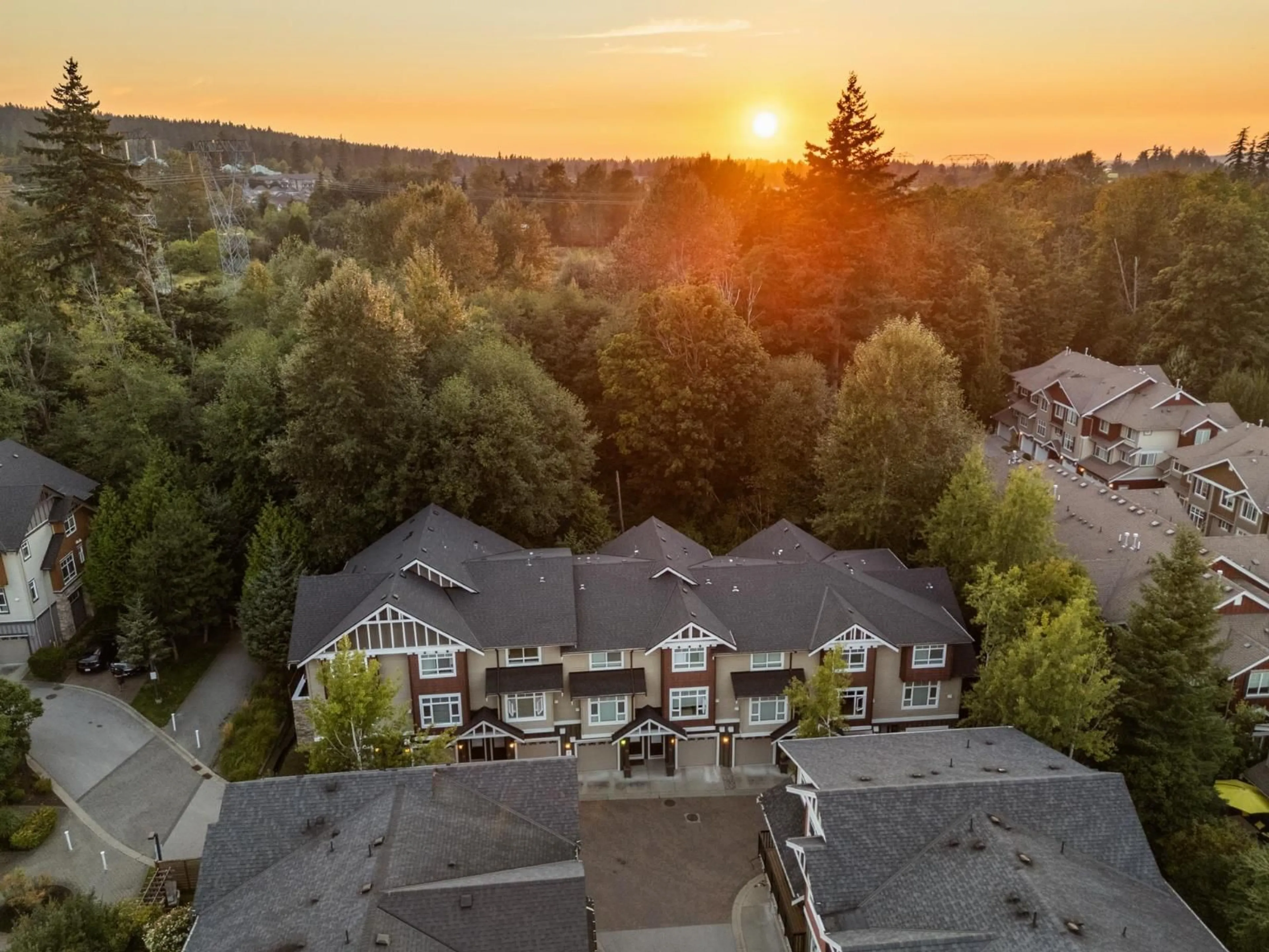 A pic from outside/outdoor area/front of a property/back of a property/a pic from drone, mountain view for 101 - 2979 156 STREET, Surrey British Columbia V3Z8V8