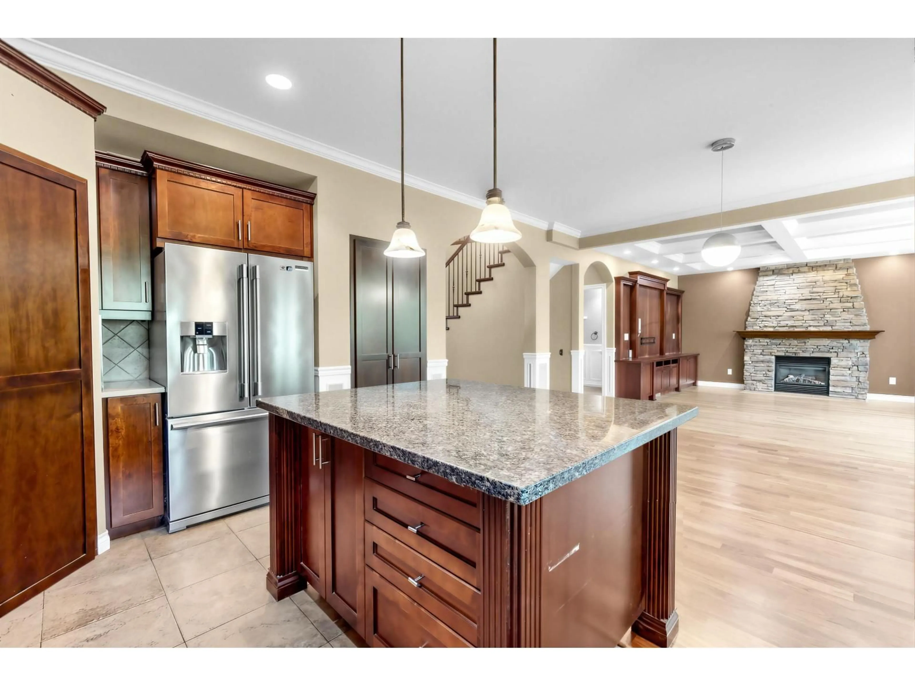 Open concept kitchen, ceramic/tile floor for 9057 216A STREET, Langley British Columbia V1M4C9