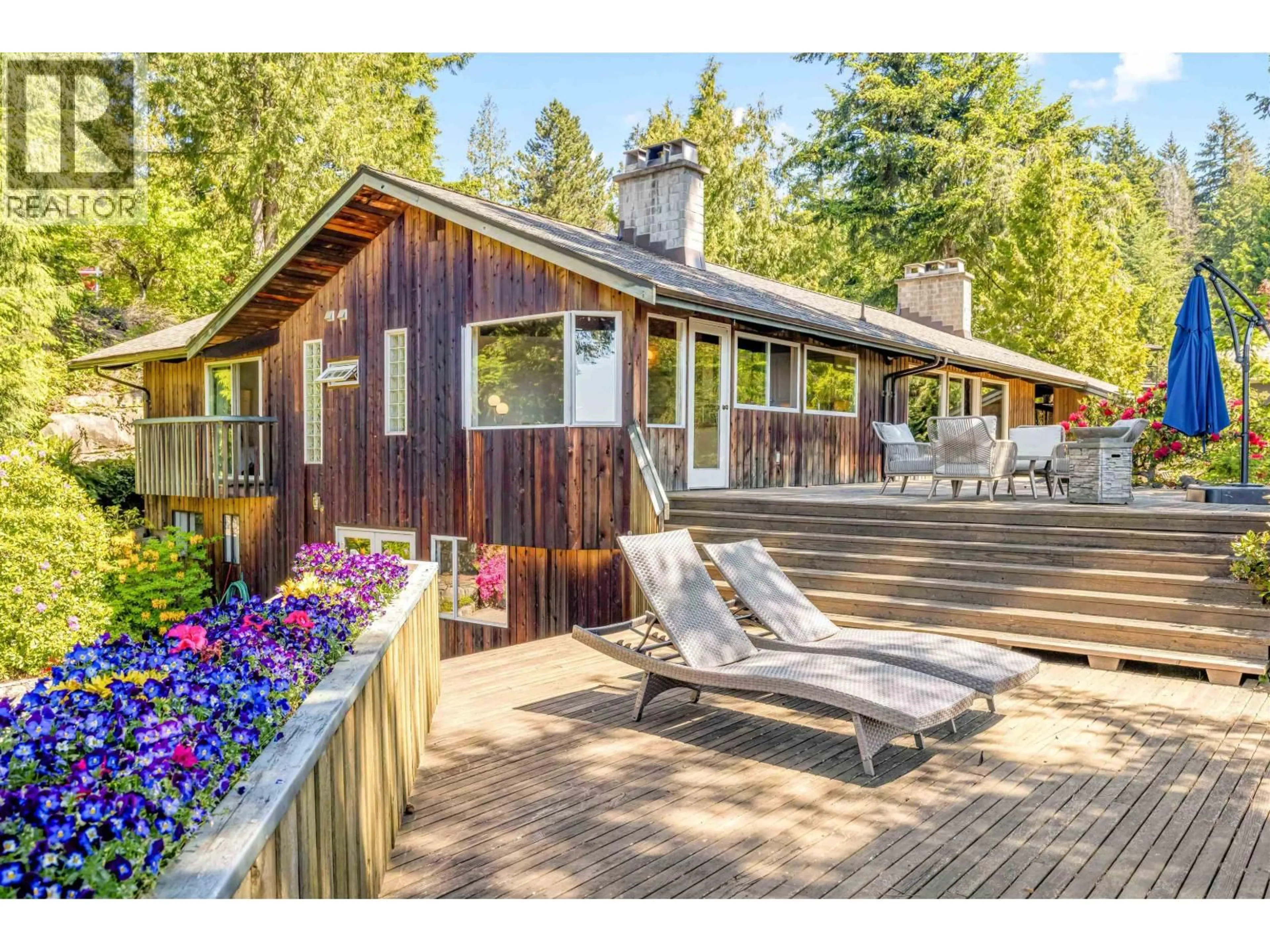 Patio, water/lake/river/ocean view for 4663 WOODRIDGE PLACE, West Vancouver British Columbia V7S2X1
