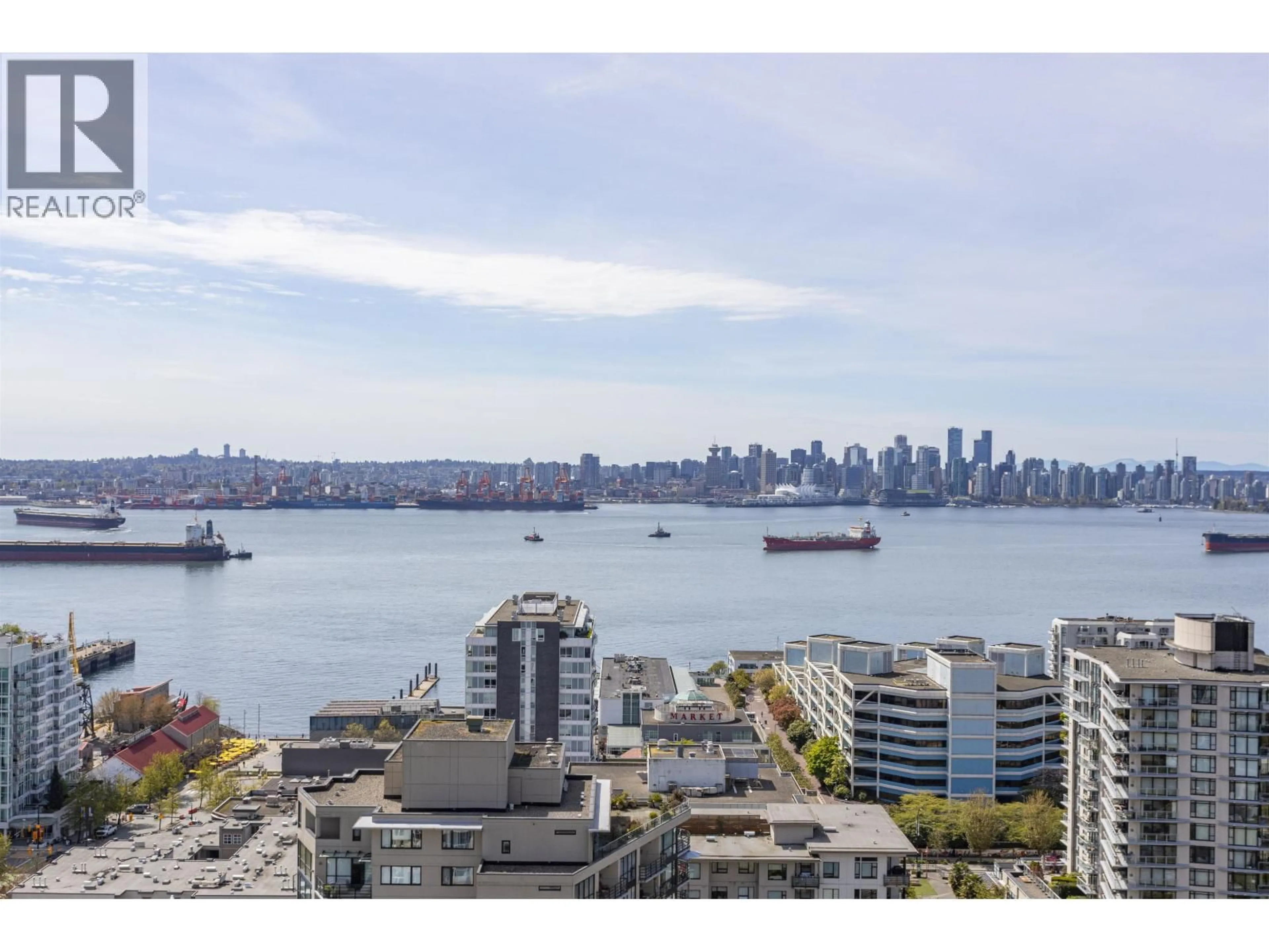 A pic from outside/outdoor area/front of a property/back of a property/a pic from drone, water/lake/river/ocean view for 2103 - 120 2ND STREET, North Vancouver British Columbia V7M1C3