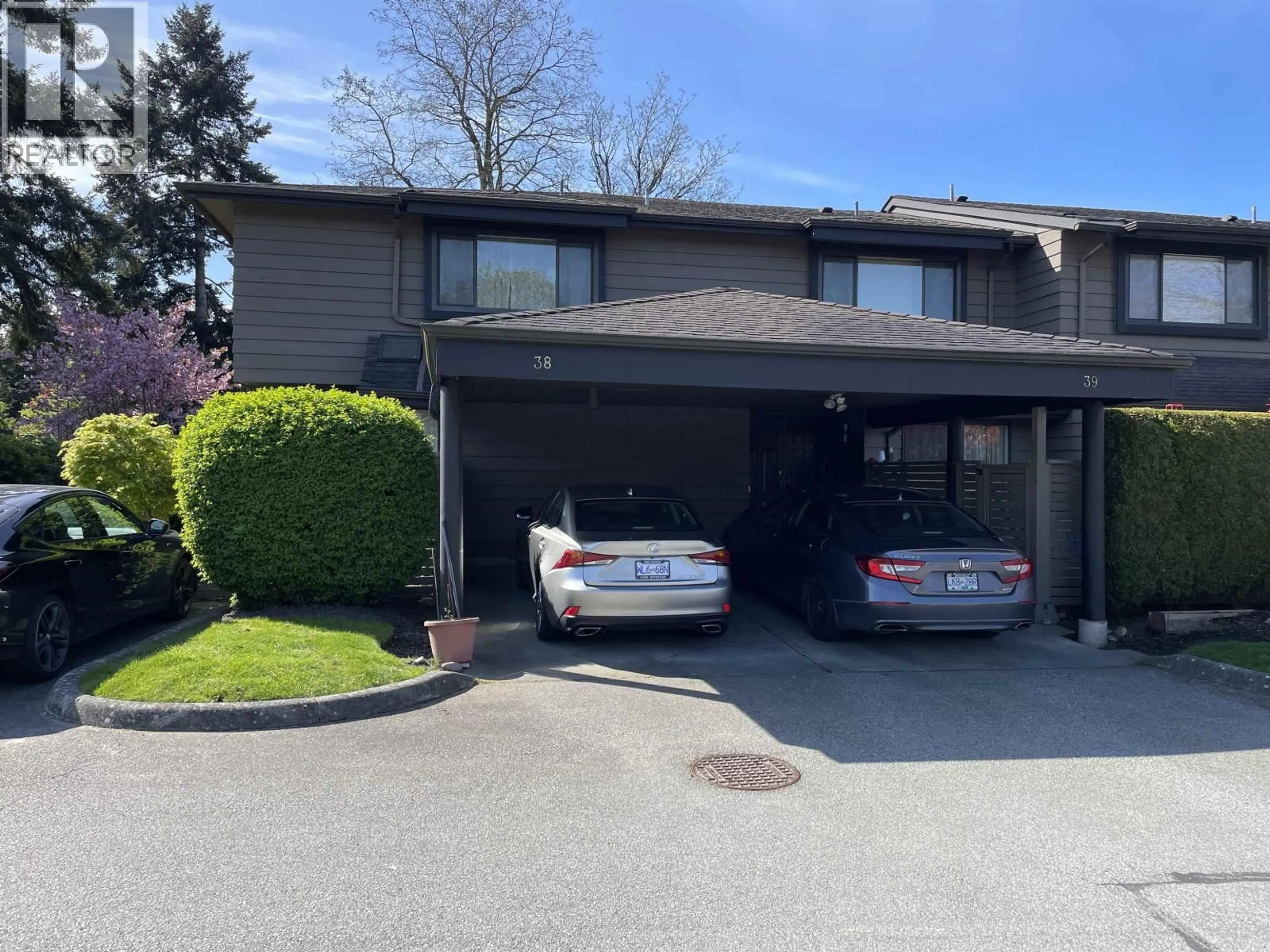 A pic from outside/outdoor area/front of a property/back of a property/a pic from drone, street for 38 - 10391 NO. 3 ROAD, Richmond British Columbia V7A4V2