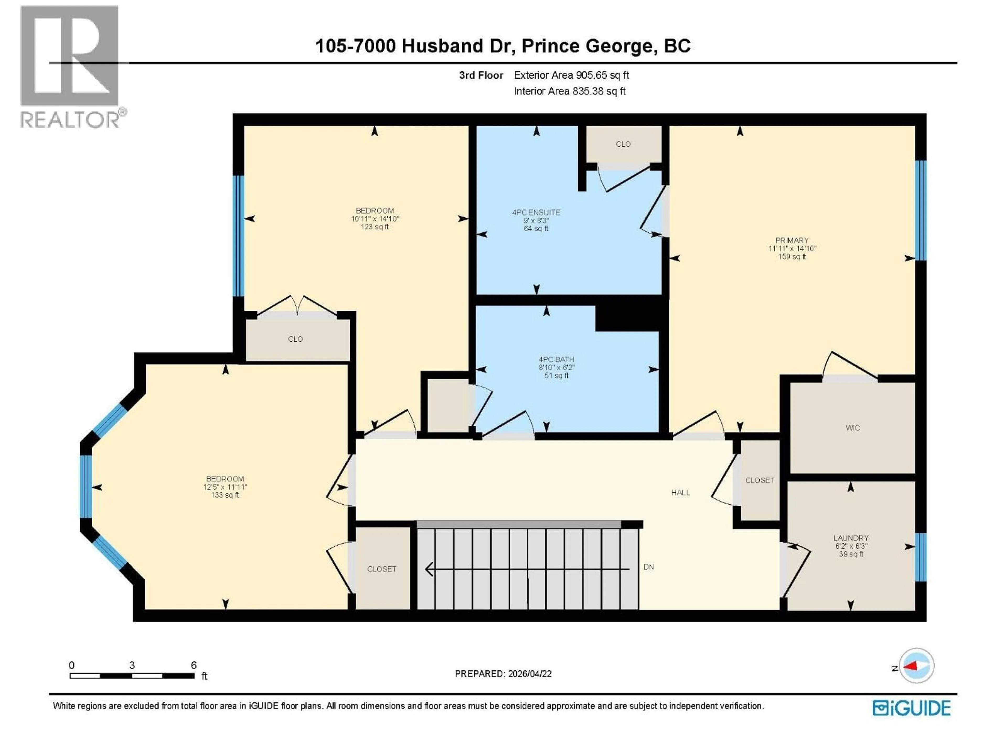 Floor plan for 105 - 7000 HUSBAND DRIVE, Prince George British Columbia V2N0K2