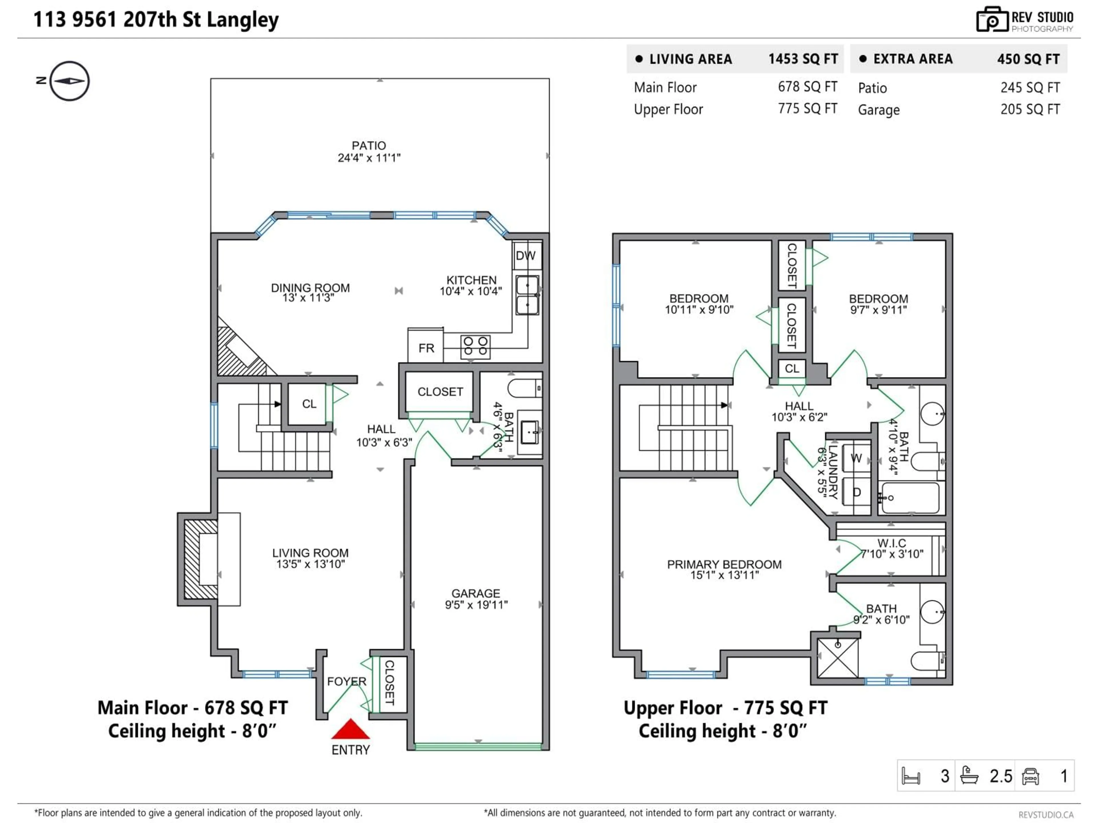 Floor plan for 113 - 9561 207TH STREET, Langley British Columbia V1M2P3