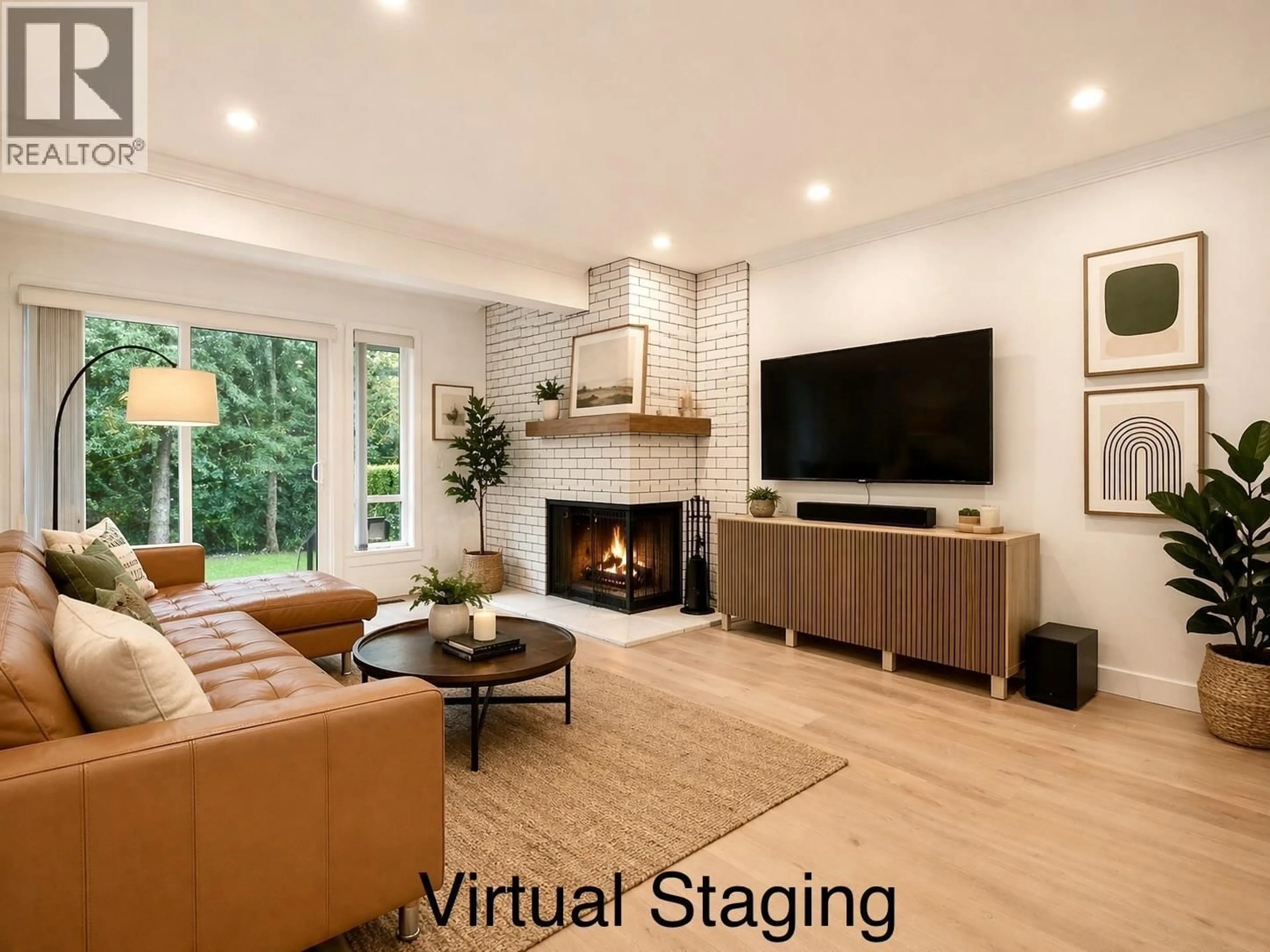 Living room with furniture, wood/laminate floor for 9546 WILLOWLEAF PLACE, Burnaby British Columbia V5A4A5