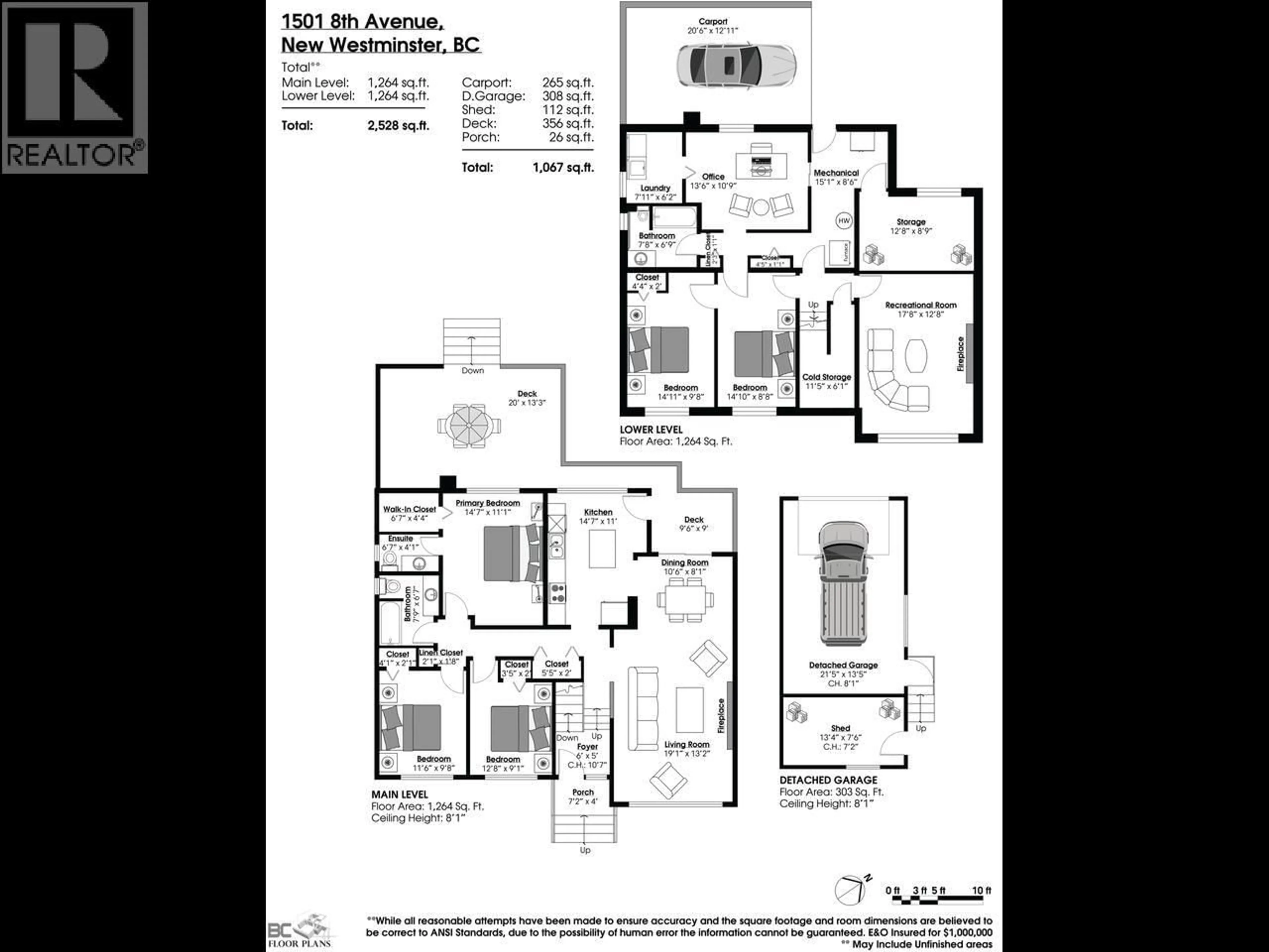 Floor plan for 1501 EIGHTH AVENUE, New Westminster British Columbia V3M2S5