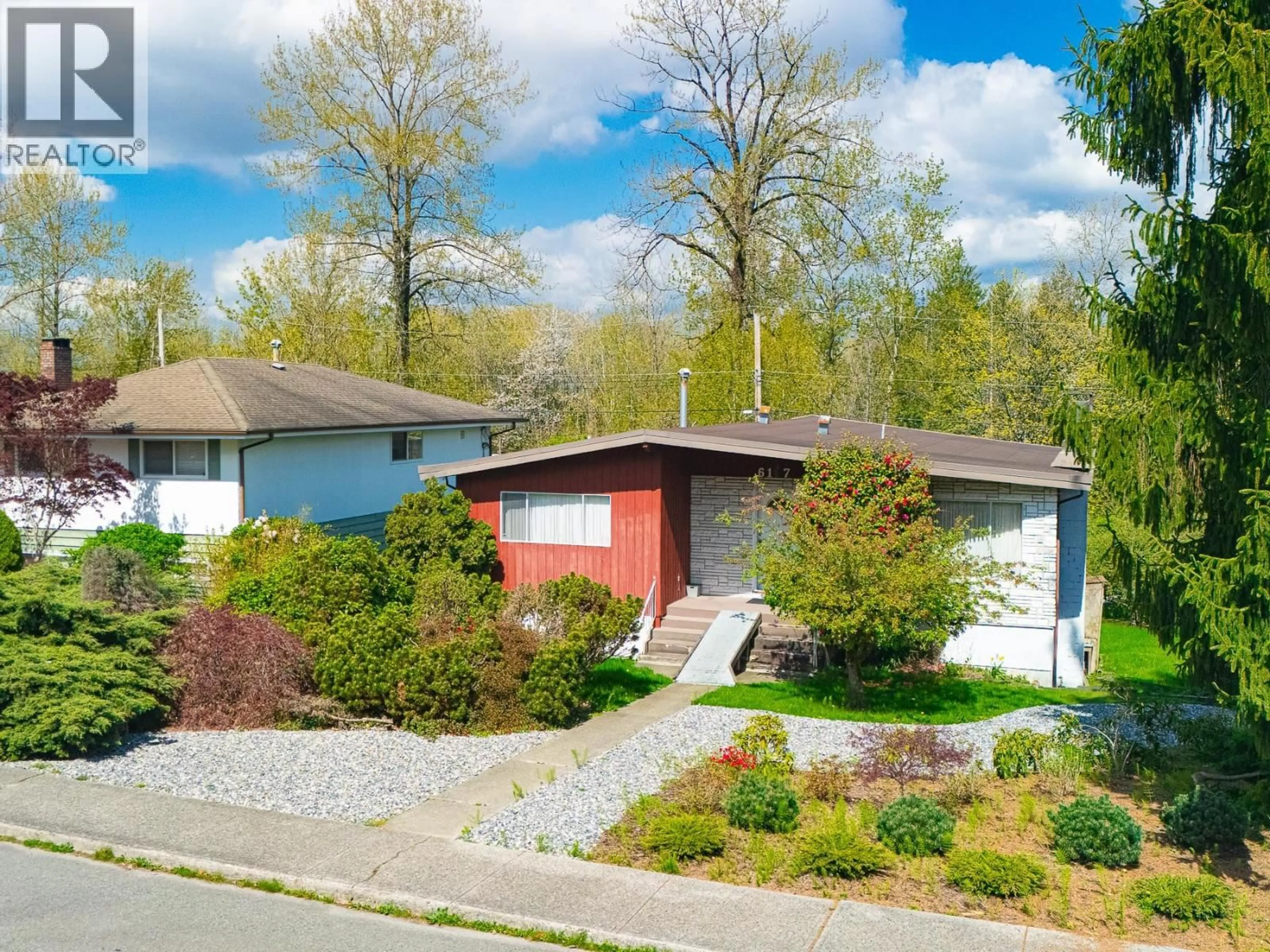 Home with brick exterior material, street for 6137 SERVICE STREET, Burnaby British Columbia V5H1V7