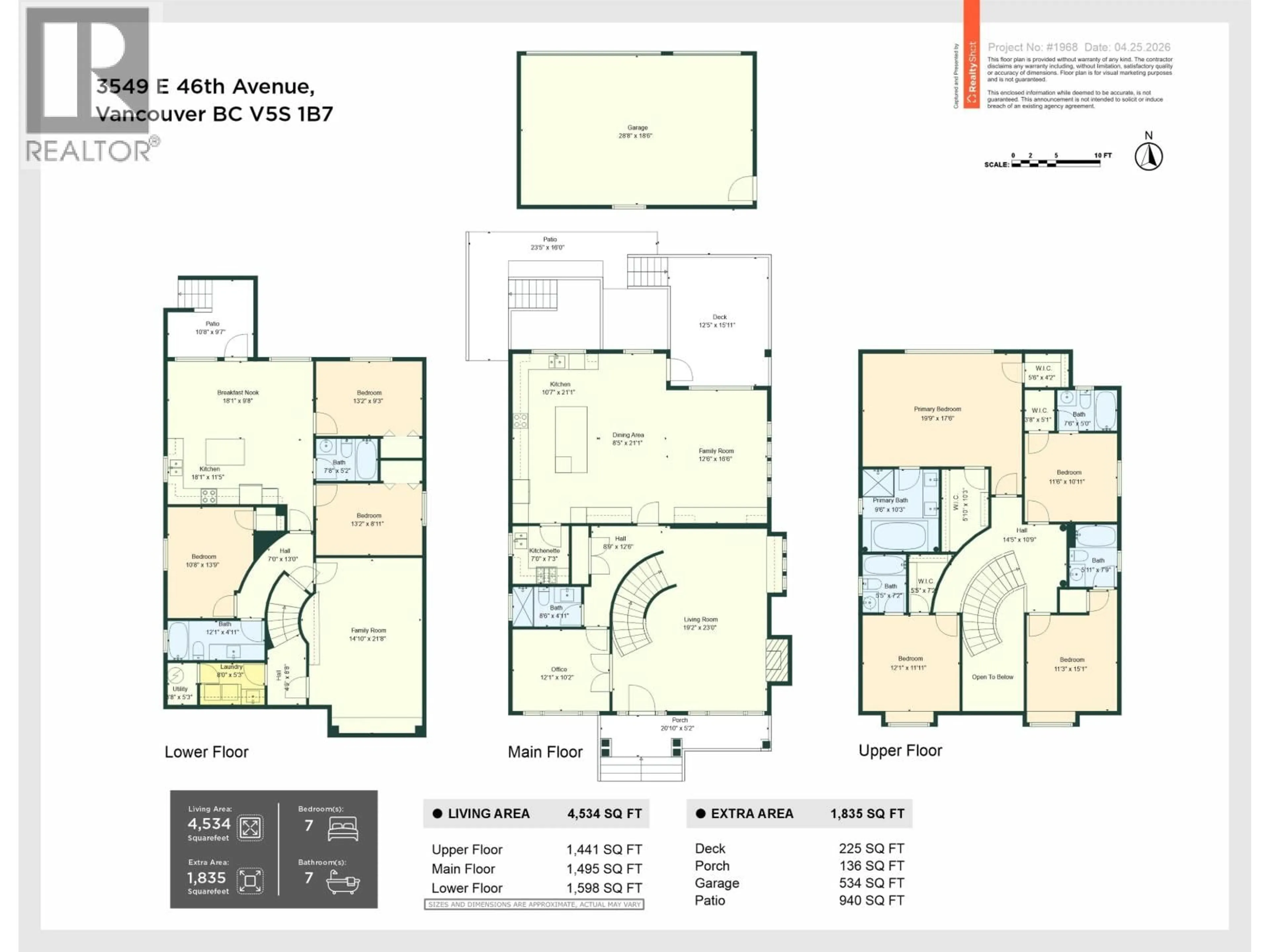 Floor plan for 3549 46TH AVENUE, Vancouver British Columbia V5S1B7